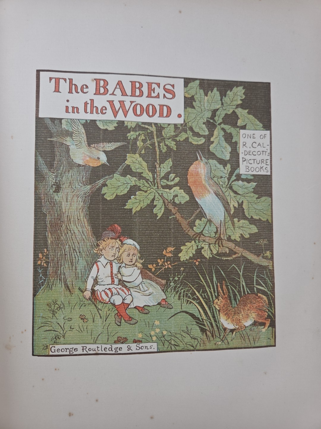 Large Randolph Caldecott 1887 Graphic Pictures Eng Illustration Hardcover Ori
