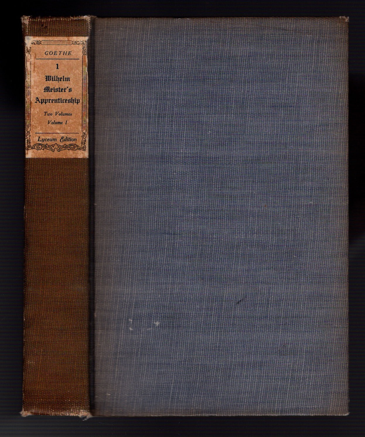 THE WORKS OF J.W. VON GOETHE volume 1, limited edition #190/750