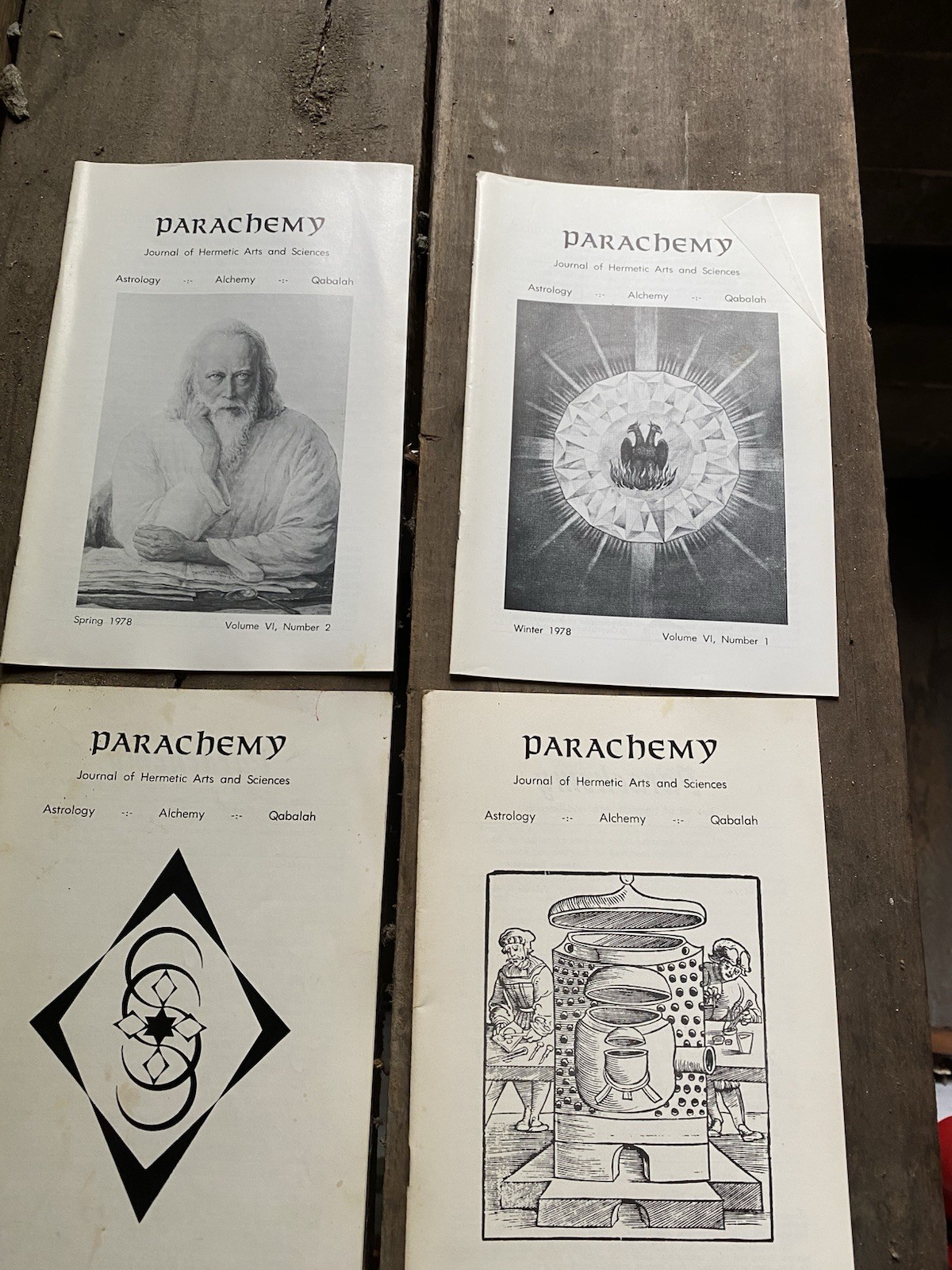 Frater Albertus / PARACHEMY Winter 1978 VOLUME VI NUMBER 1 Journal of Hermetic