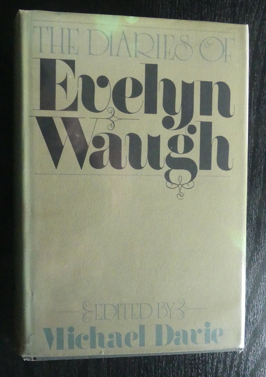 The Diaries of Evelyn Waugh. Michael Davie. Stated 1st Ed. V Good Condition.