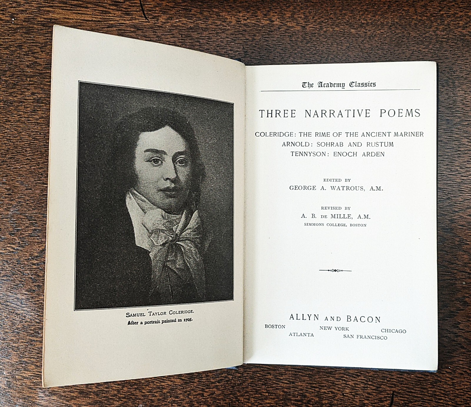 Vintage Academy Classics Three Narrative Poems (Hard Cover)