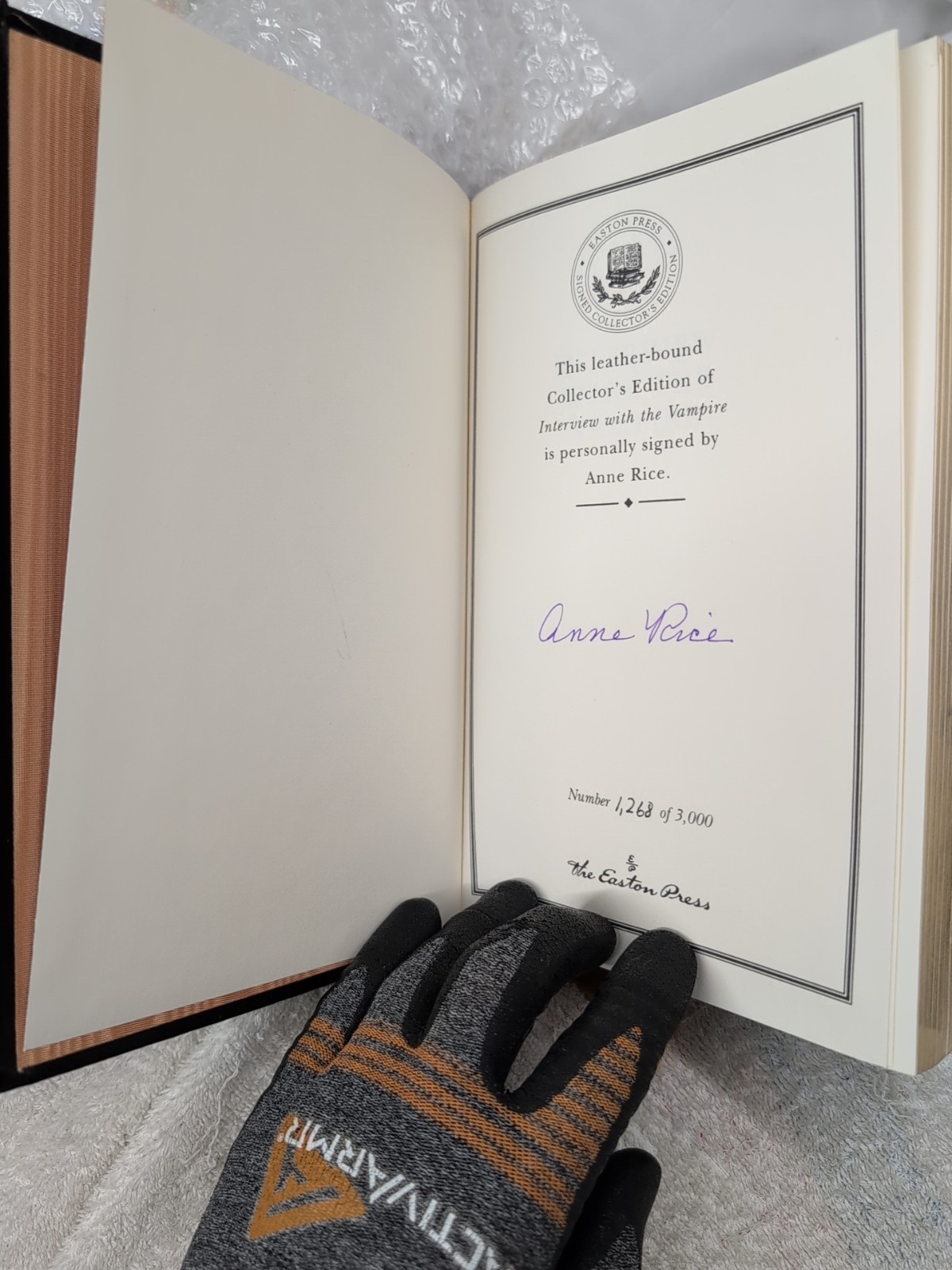 ??Signed INTERVIEW WITH THE VAMPIRE Anne Rice ~ EASTON PRESS Lmt’d #1268 – 3000