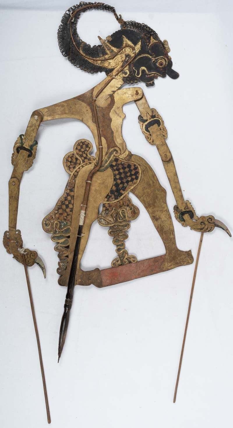 WAYANG KULIT: INDONESIAN SHADOW PUPPETS / Bima / Werkudara / Bratasena 1970