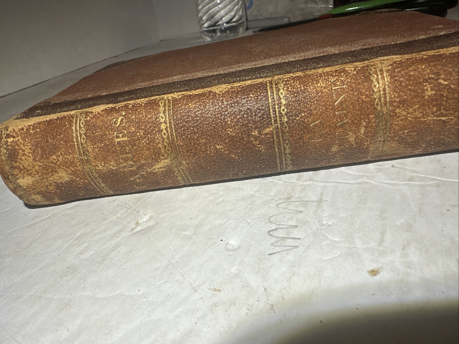 FABLES DE J. DE LA FONTAINE by J. Desandre & W.-H. Freeman- 1854- French Poetrys