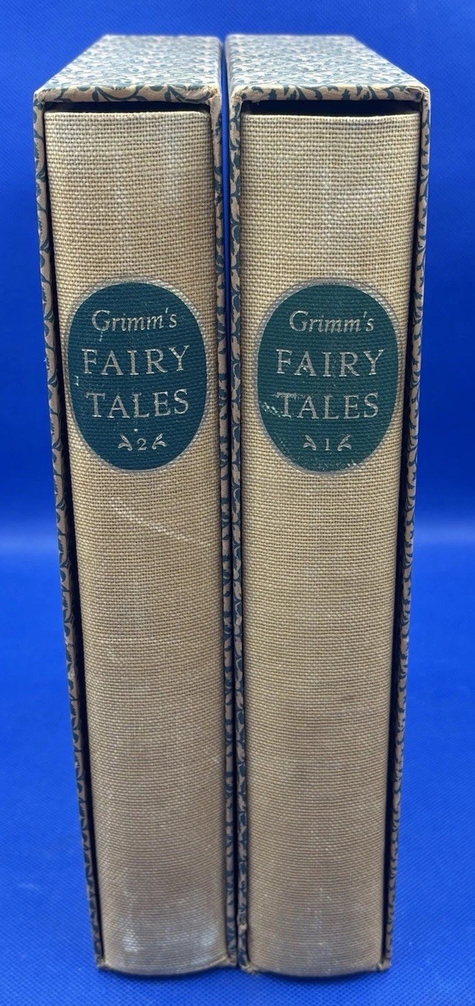 Grimm’s Fairy Tales in Two Volumes (1962) 1st Edition The Heritage Press HC VTG