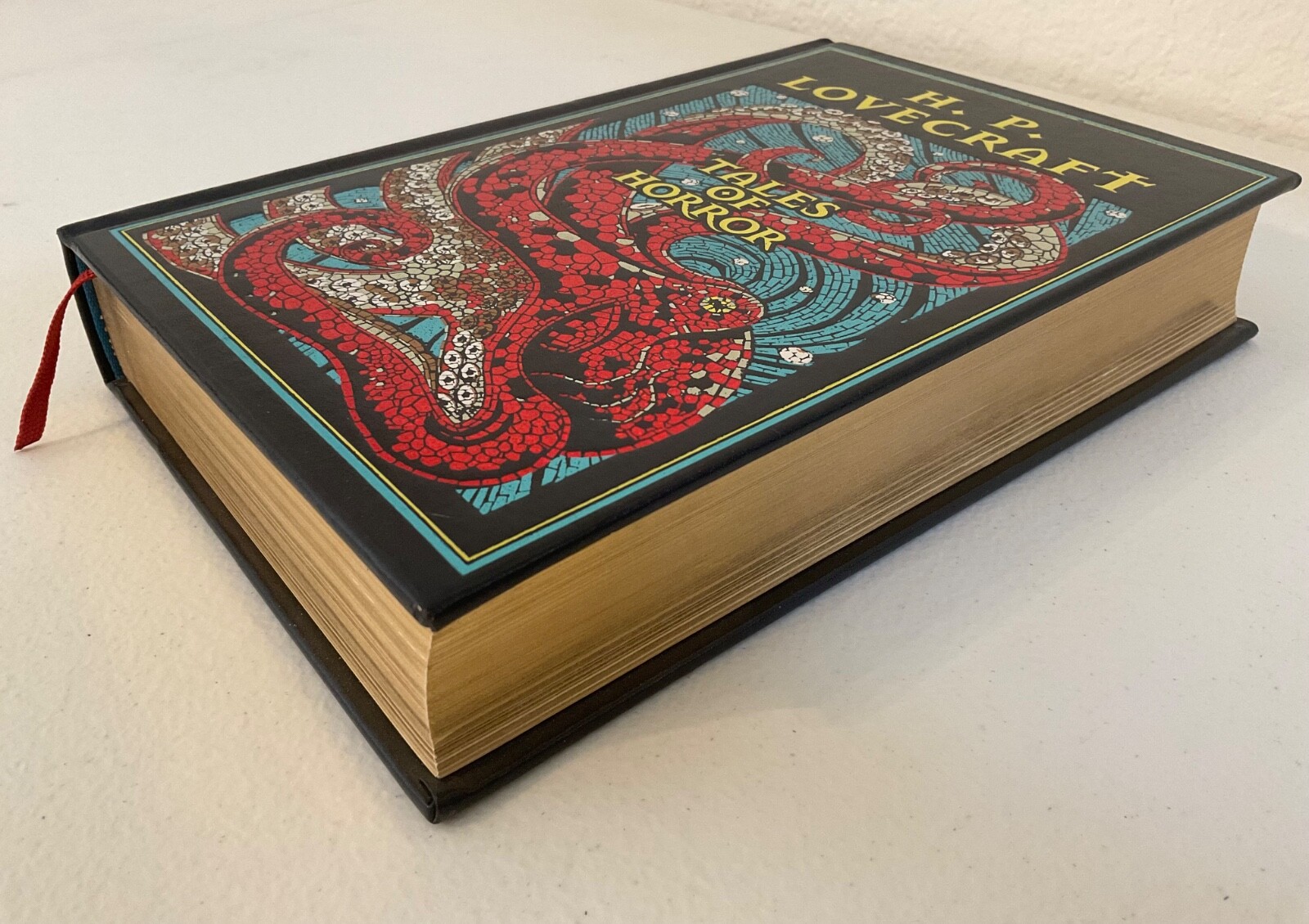 Tales of Horror by H.P. Lovecraft Cthulhu Leather Bound Collectible, Very Good