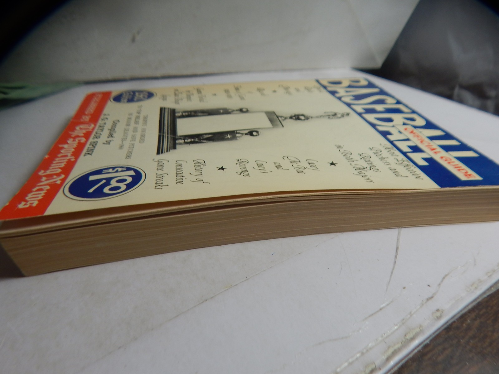 1961 Official Baseball Guide Sporting News MLB Vintage Rules J Spink Paperback