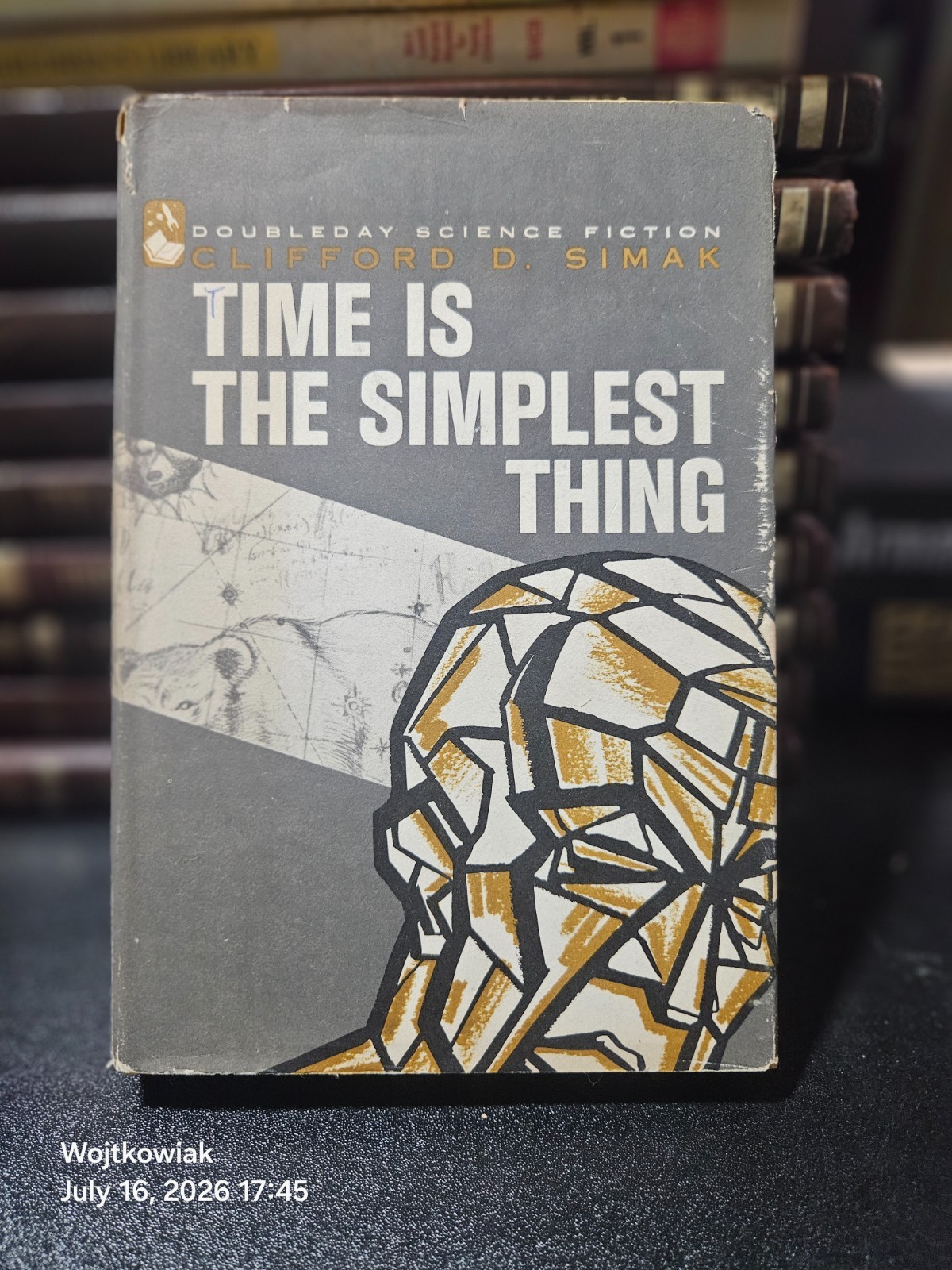160# Time Is the Simplest Thing Clifford Simak 1961 Doubleday Sci-Fi HC
