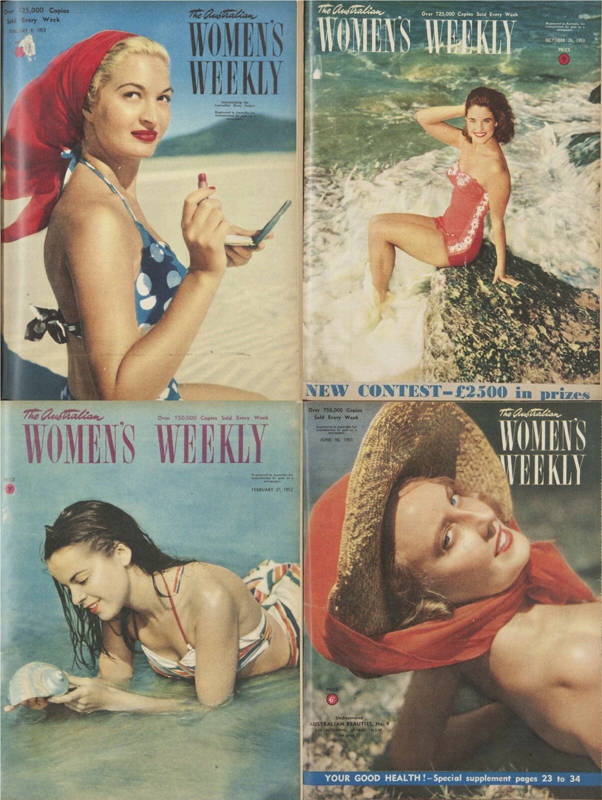 The Australian Women’s Weekly Magazine Vol.7 (1951-1953) – 157 Old Issues DVD