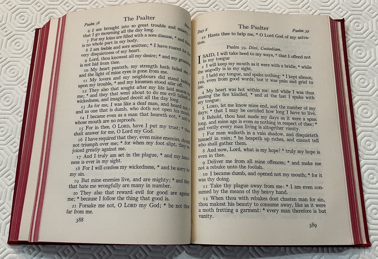1945 THE BOOK OF COMMON PRAYER Protestant Episcopal Church Vintage Hardcover