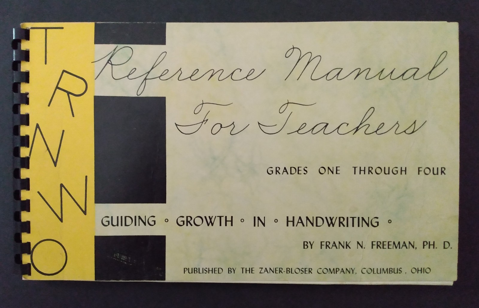 Vtg 1956 FIRST GRADE LOG School Planner & 1964 Cursive Penmanship Teacher Manual