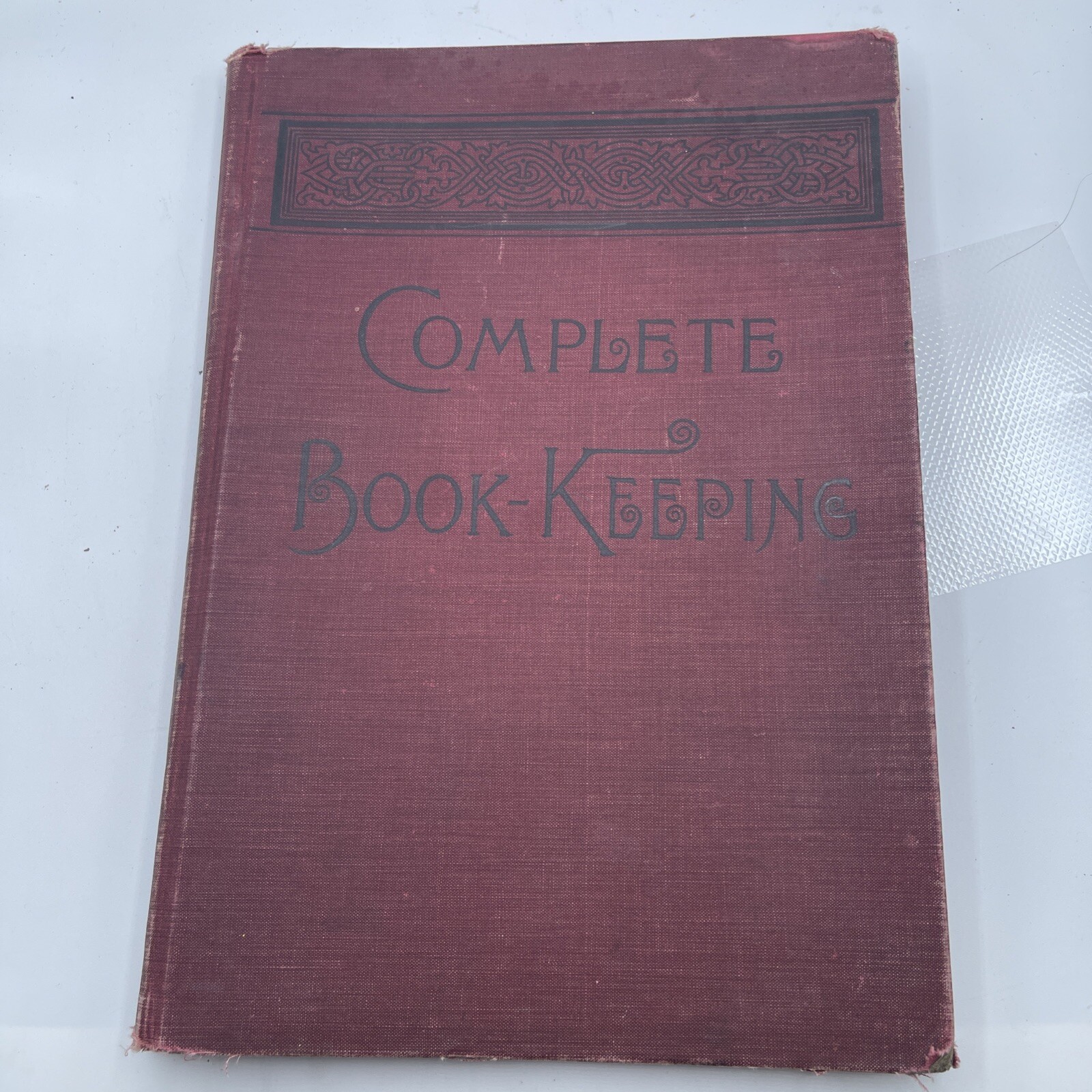 Antique 1889 Theoretical & Practical Bookkeeping By Double And Single Entry