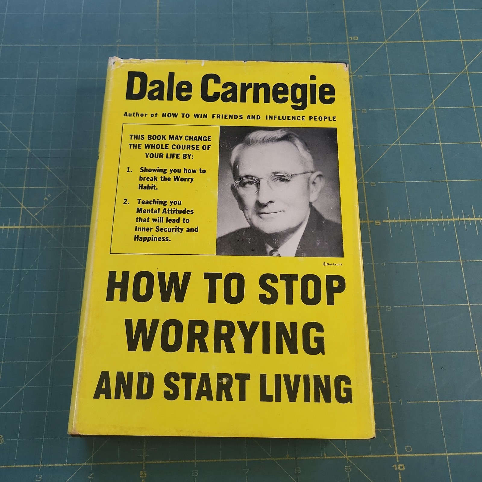 1948 How to Stop Worrying and Start Living Dale Carnegie HC DJ Simon & Schuster