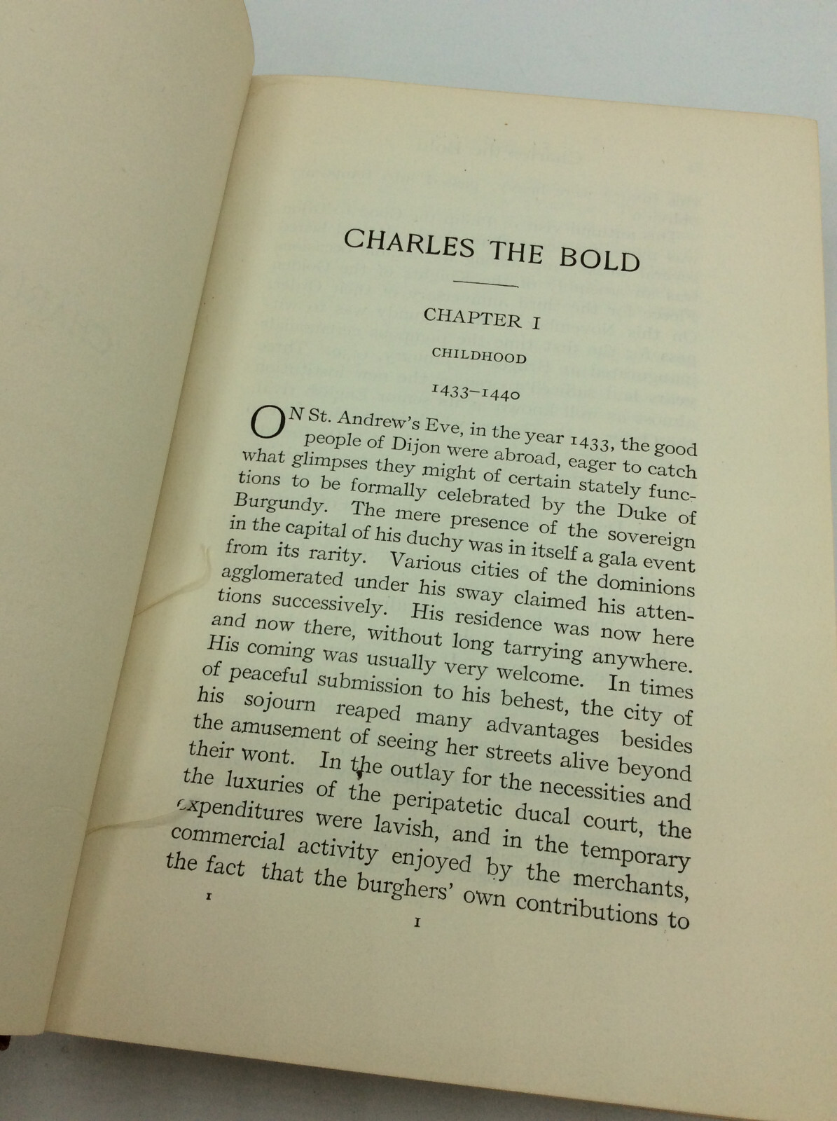CHARLES THE BOLD by Ruth Putnam – 1908 – 1st ed – vintage medieval – 1433-1477