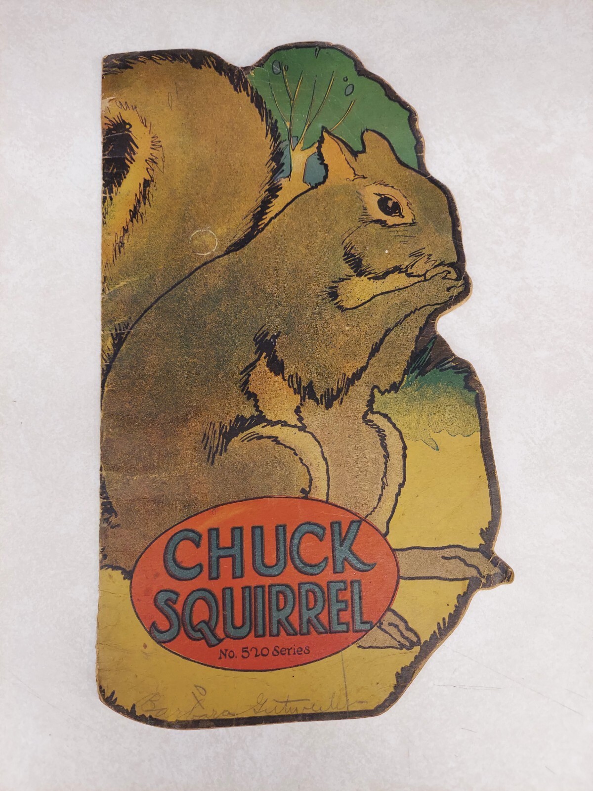 Chuck Squirrel No. 520 Series 1922 Goldsmith Publishing Co. VTG Children’s Book