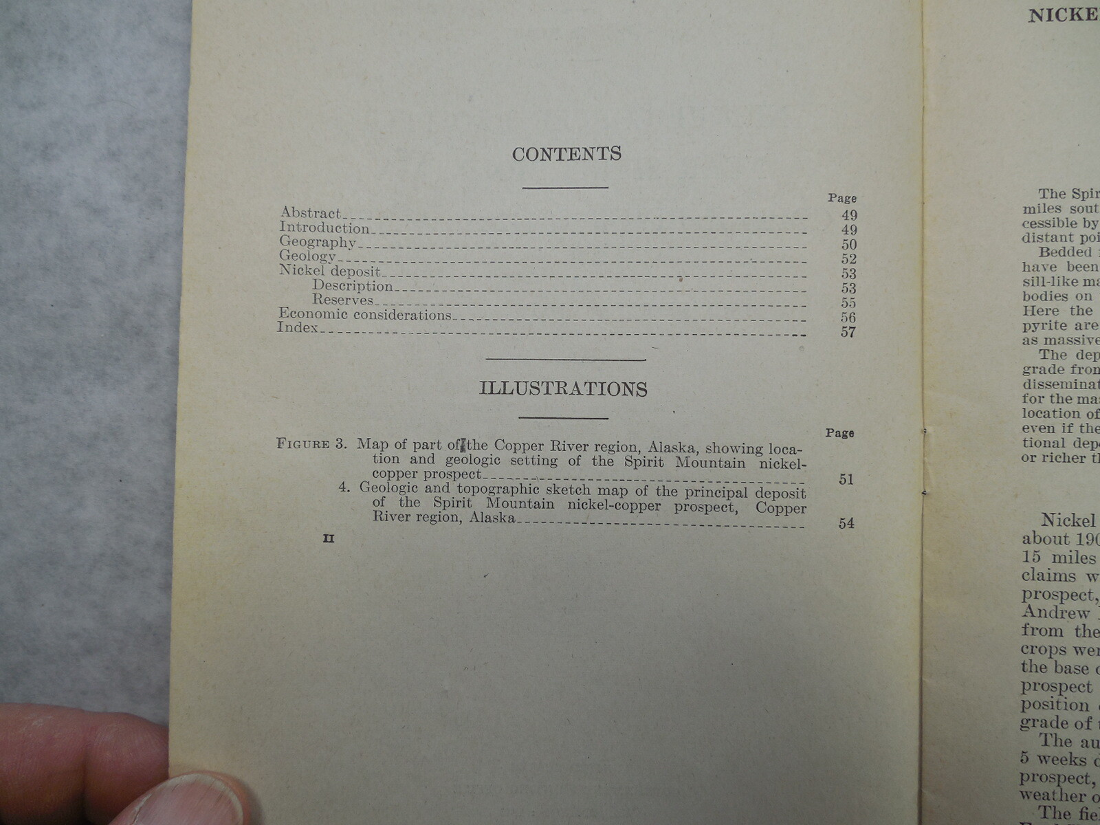 USGS Bulletin 943-C, Nickel-Copper Prospect Copper River Region Alaska, 1945