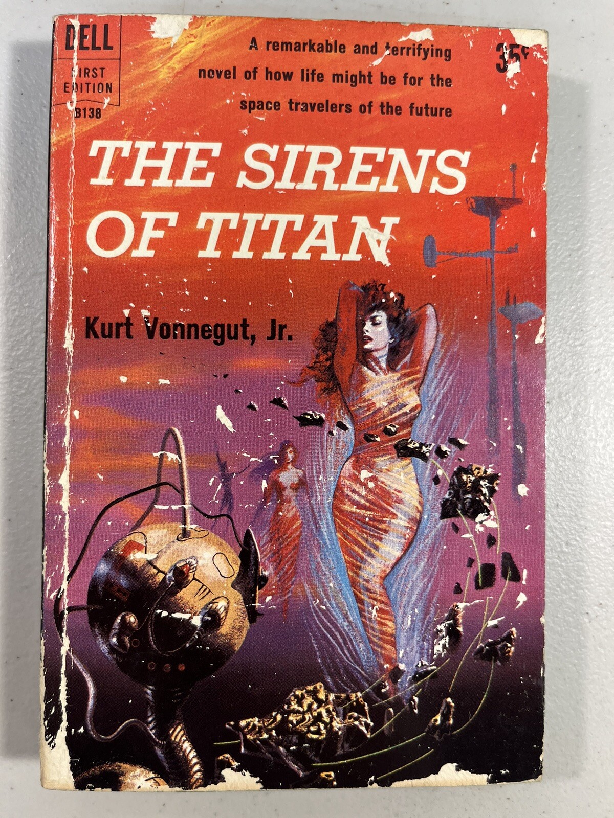 The Sirens of Titan by Kurt Vonnegut, Jr. – Dell First Edition B138 PB 1959