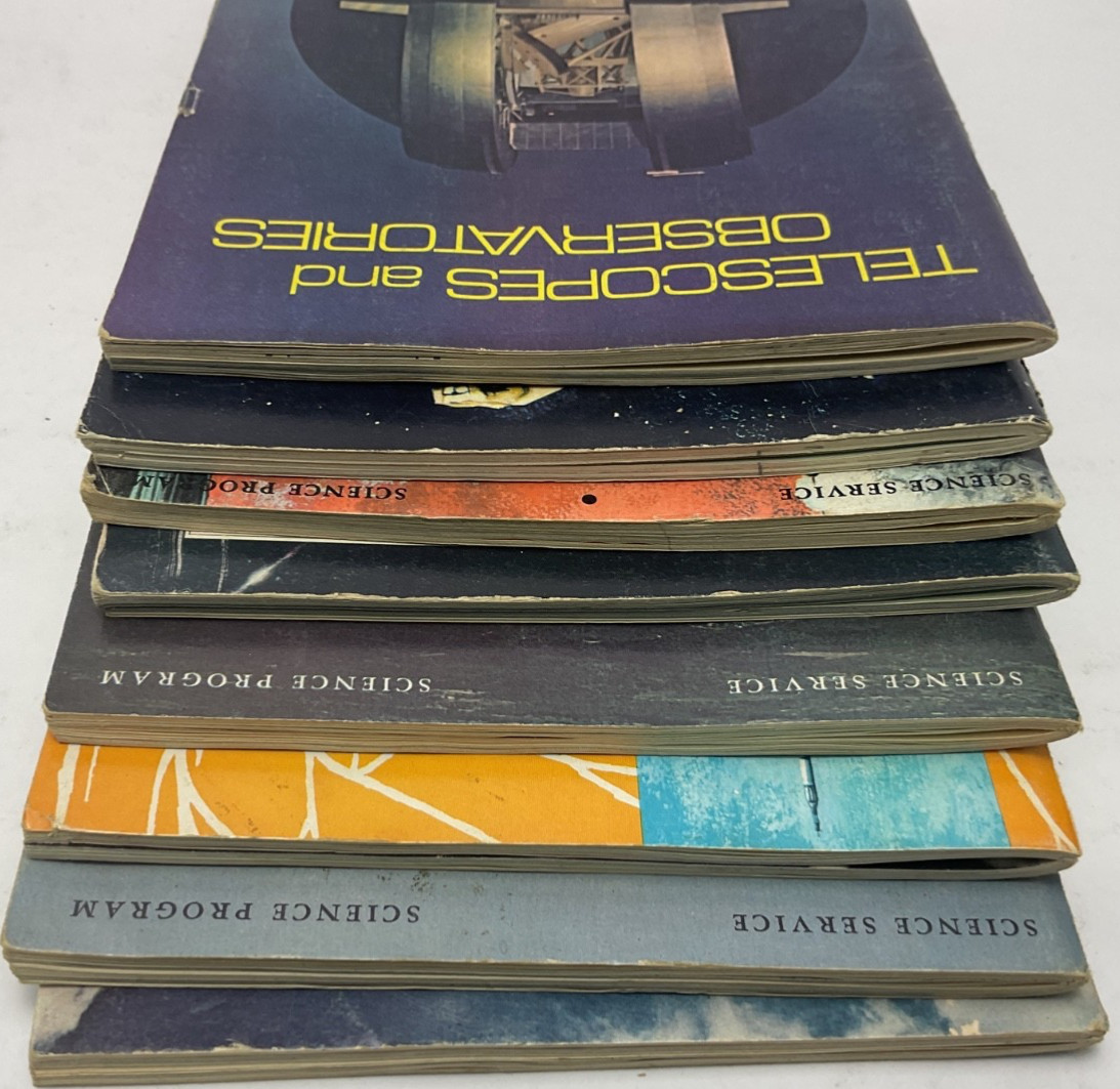 Science Service Science Program Booklet Lot Nelson Doubleday 1970s 15