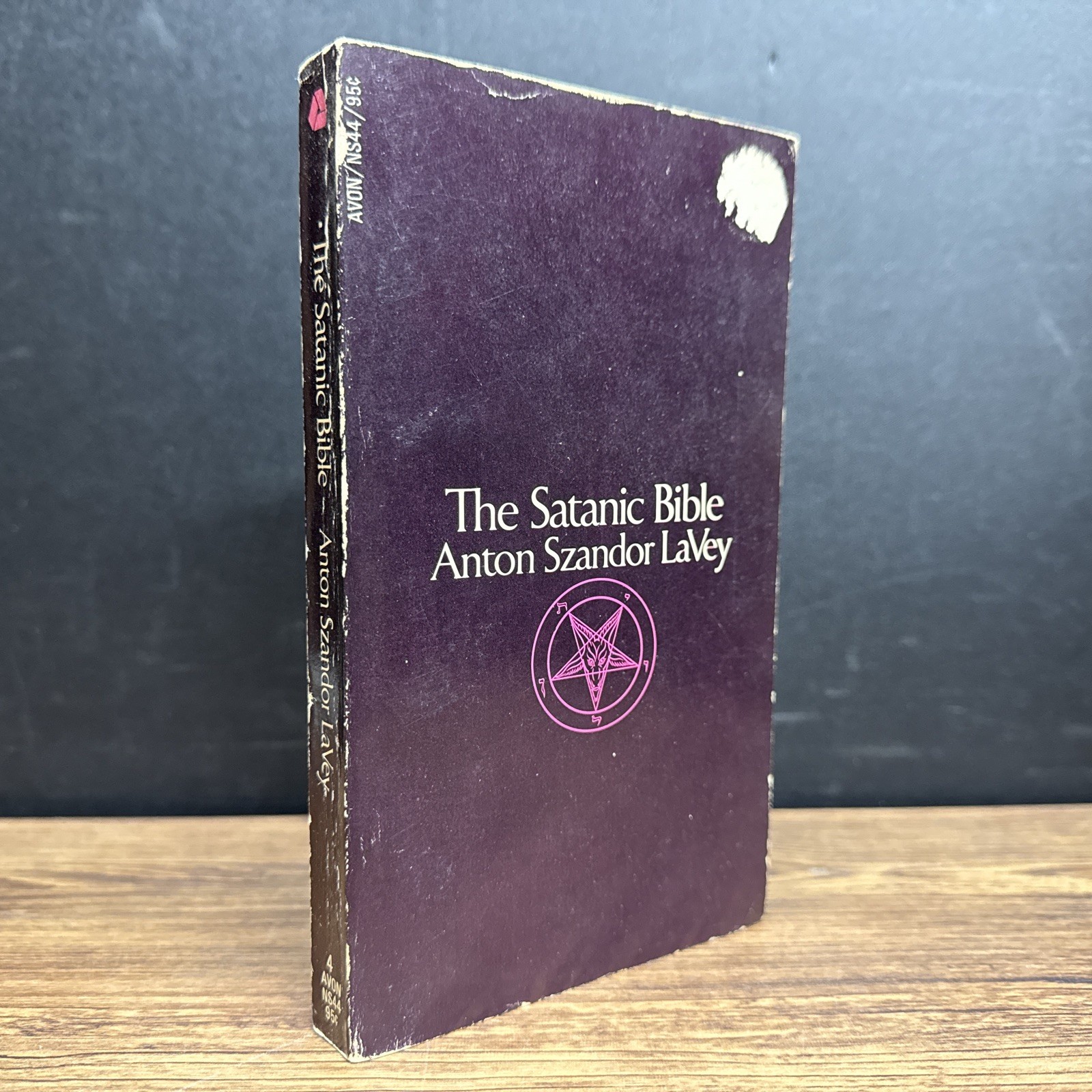 THE SATANIC BIBLE by Anton LaVey ~ 1969 Avon, TRUE 1st Edition 1st Printing