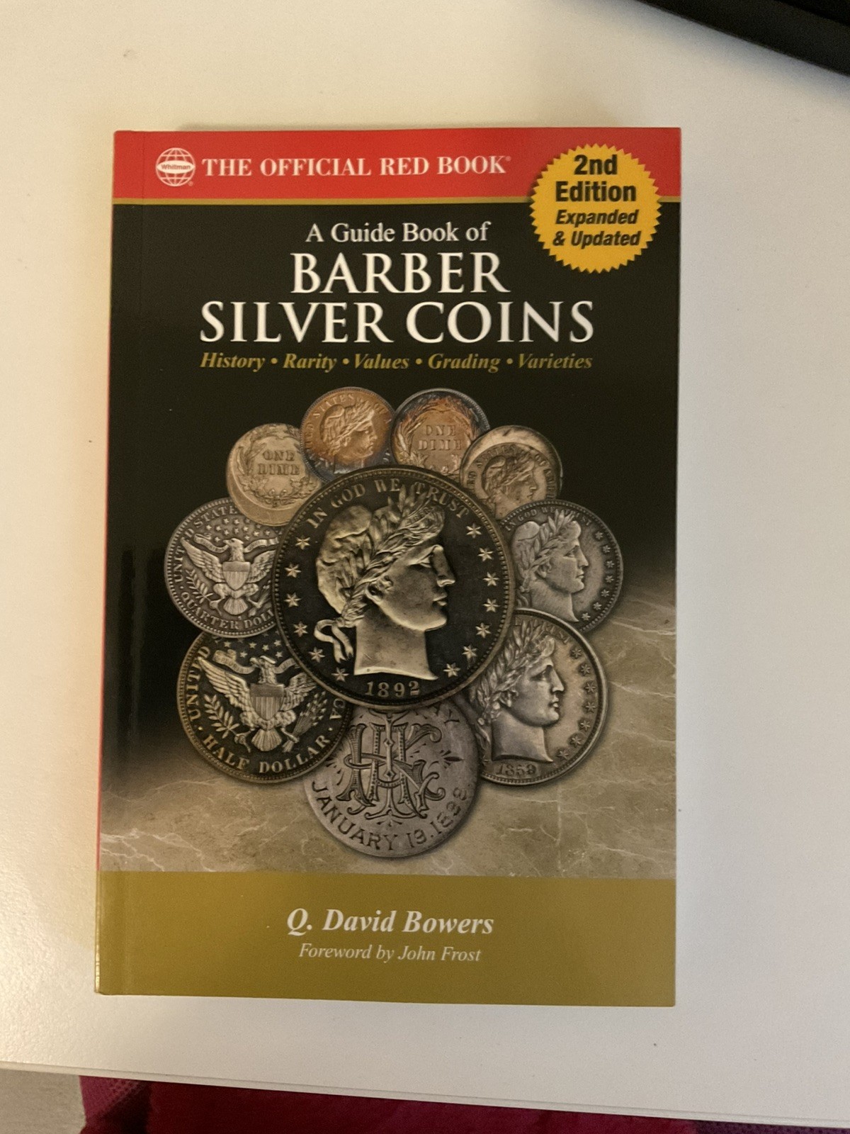 Official Red Guide Book US Barber Silver Coins Collector Book New 2nd Edition