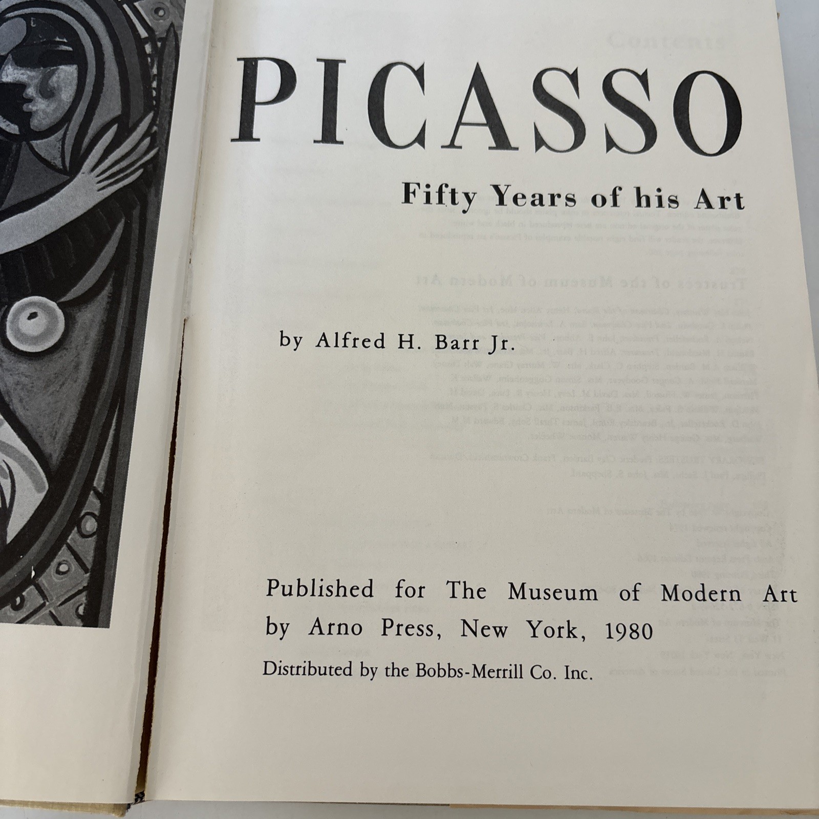 Picasso Fifty Years of His Art Alfred H Barr Jr Museum of Modern Art