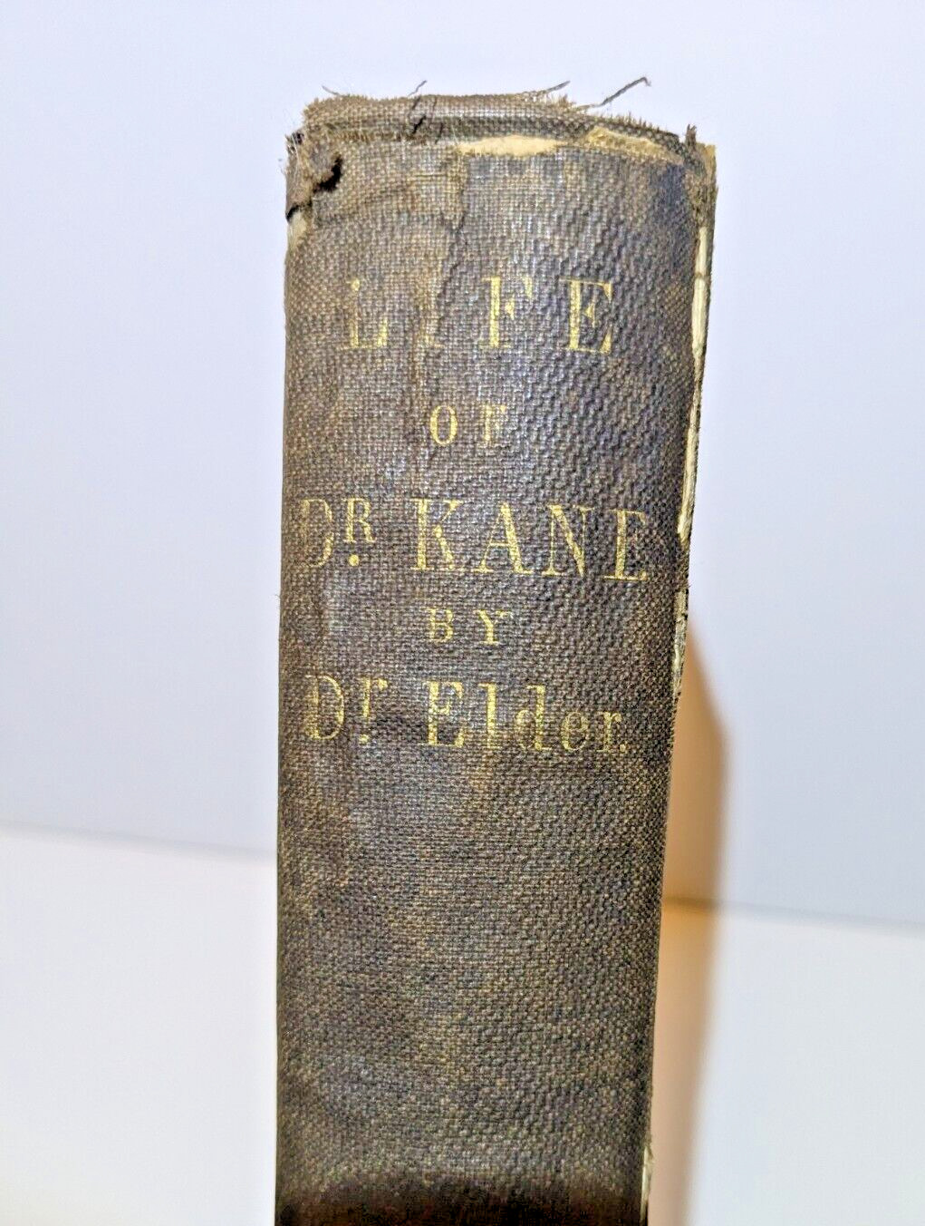 William ELDER Biography of Elisha Kent Kane 1st Edition 1858/ Arctic Exploration