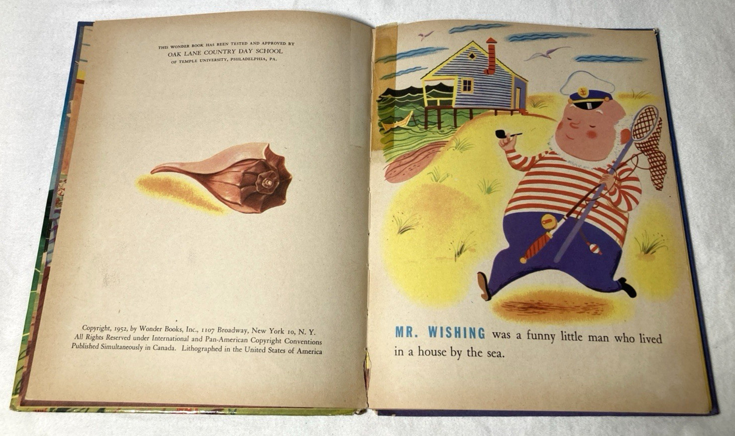 Lot of (6) Vintage Original Wonder Books 1947-1956