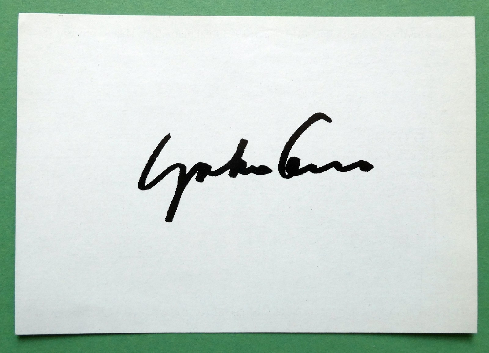 Fluxus 1993; Yoko ONO: ‚ A Piece Of Sky ‚; invitation card; Miscetti