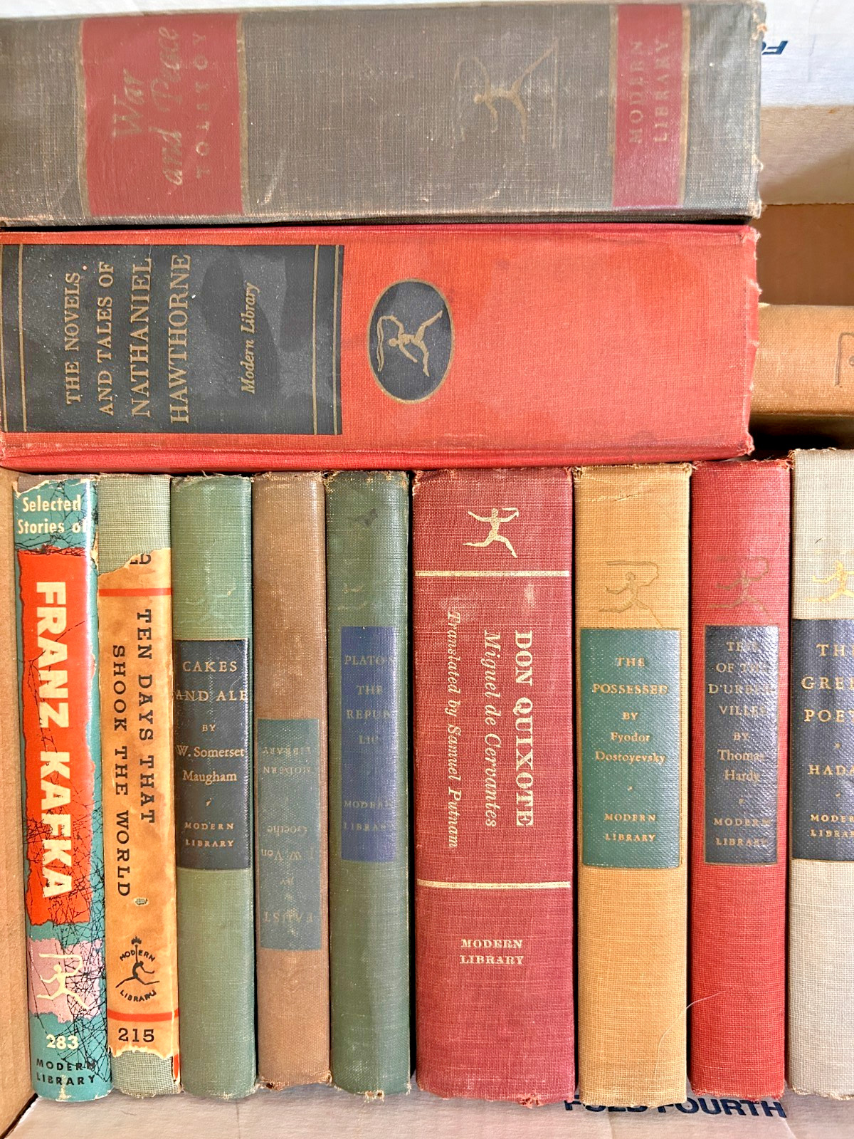 LOT 39 MODERN LIBRARY HARDBACKS LITERATURE PLAYS CLASSICS NOVELS POETRY HISTORY+