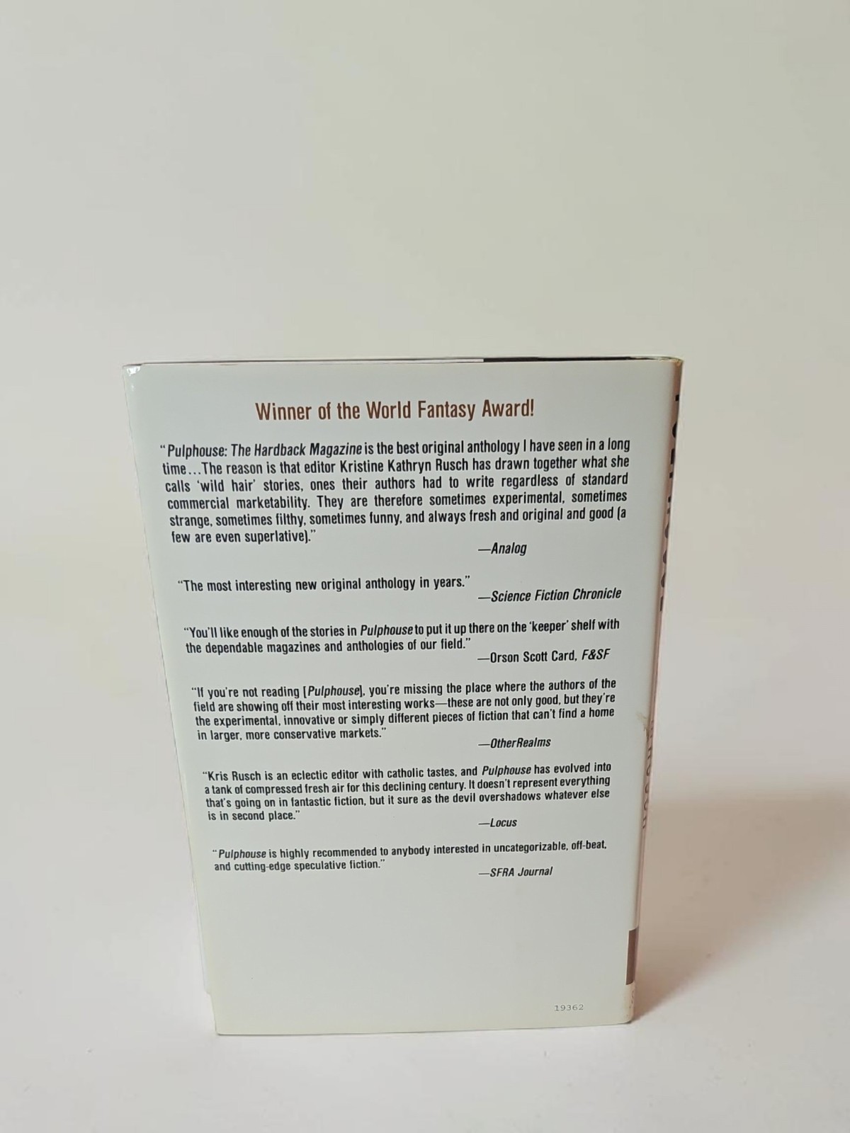 Kristine Kathryn Rusch, Lisa Goldstein Harlan Ellison / BEST OF PULPHOUSE 1st ed
