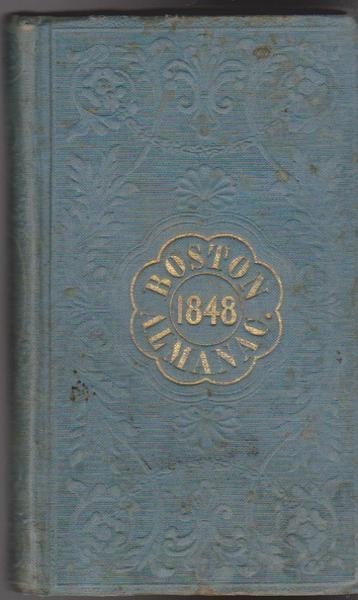 Boston, Almanacs, business directory, map of Boston, music, social events