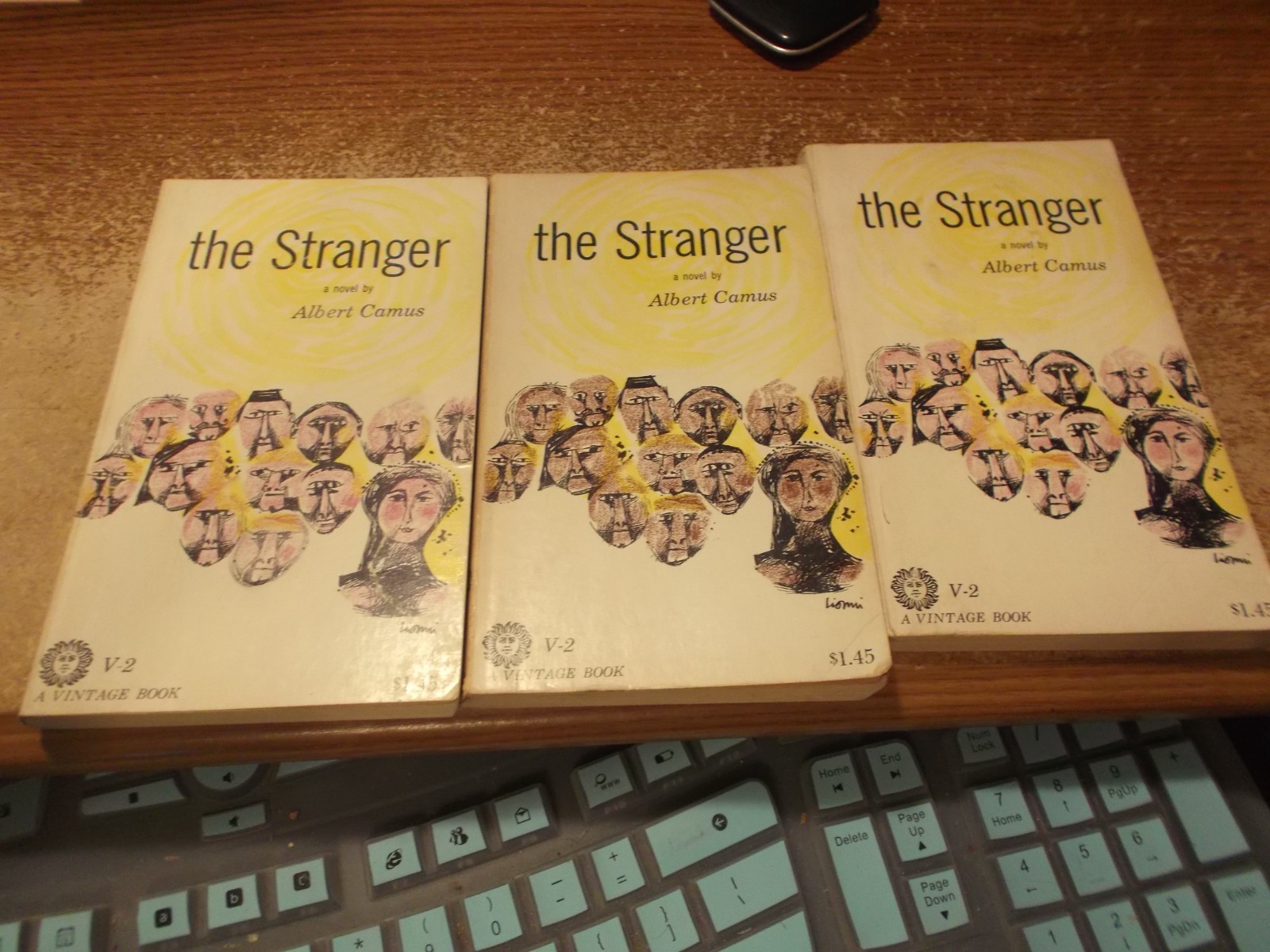 Lot of 3 – 1946 Vintage Paperback The Stranger By Albert Camus
