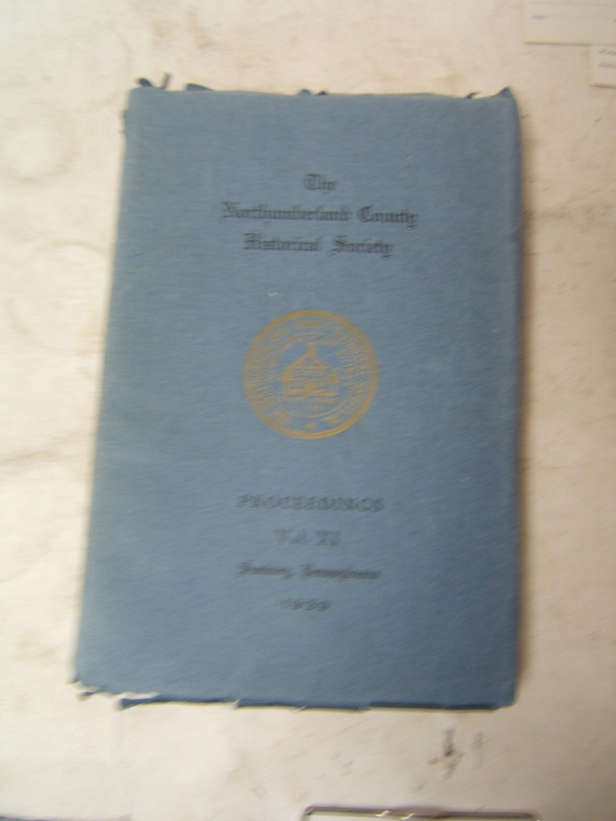 Northumberland County Historical Society Proceedings 1939 Simon Snyder Churches