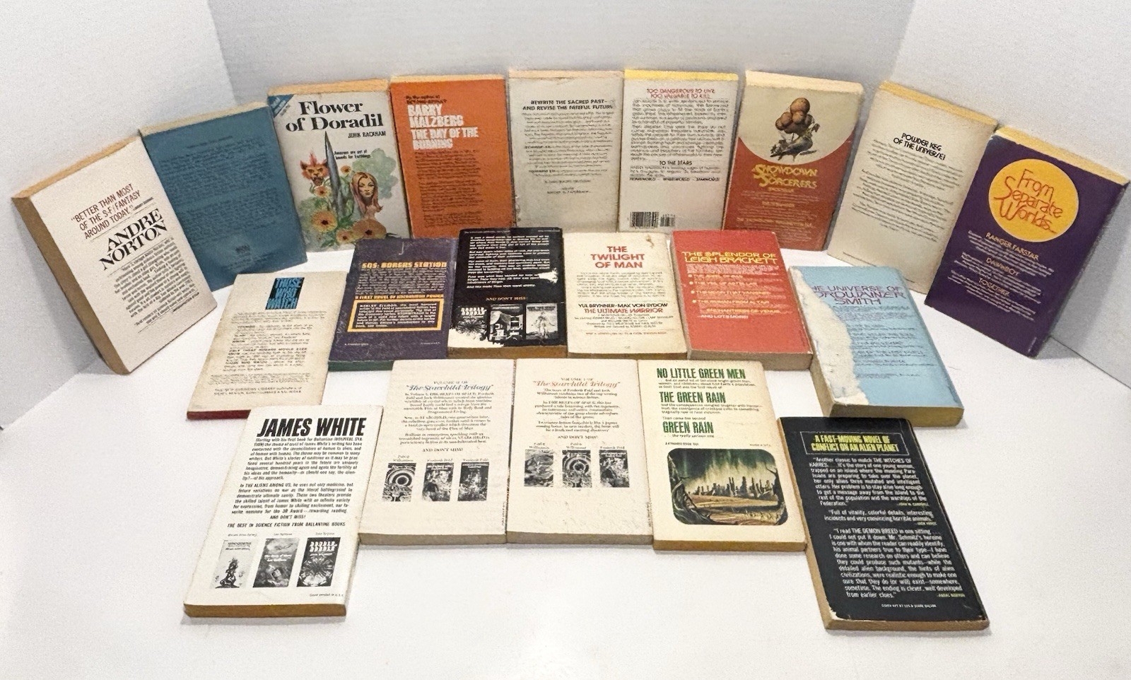Vintage 60’s-70’s Sci-Fi Paperbacks Lot Of 20 | Norton, Niven, Pohl & More