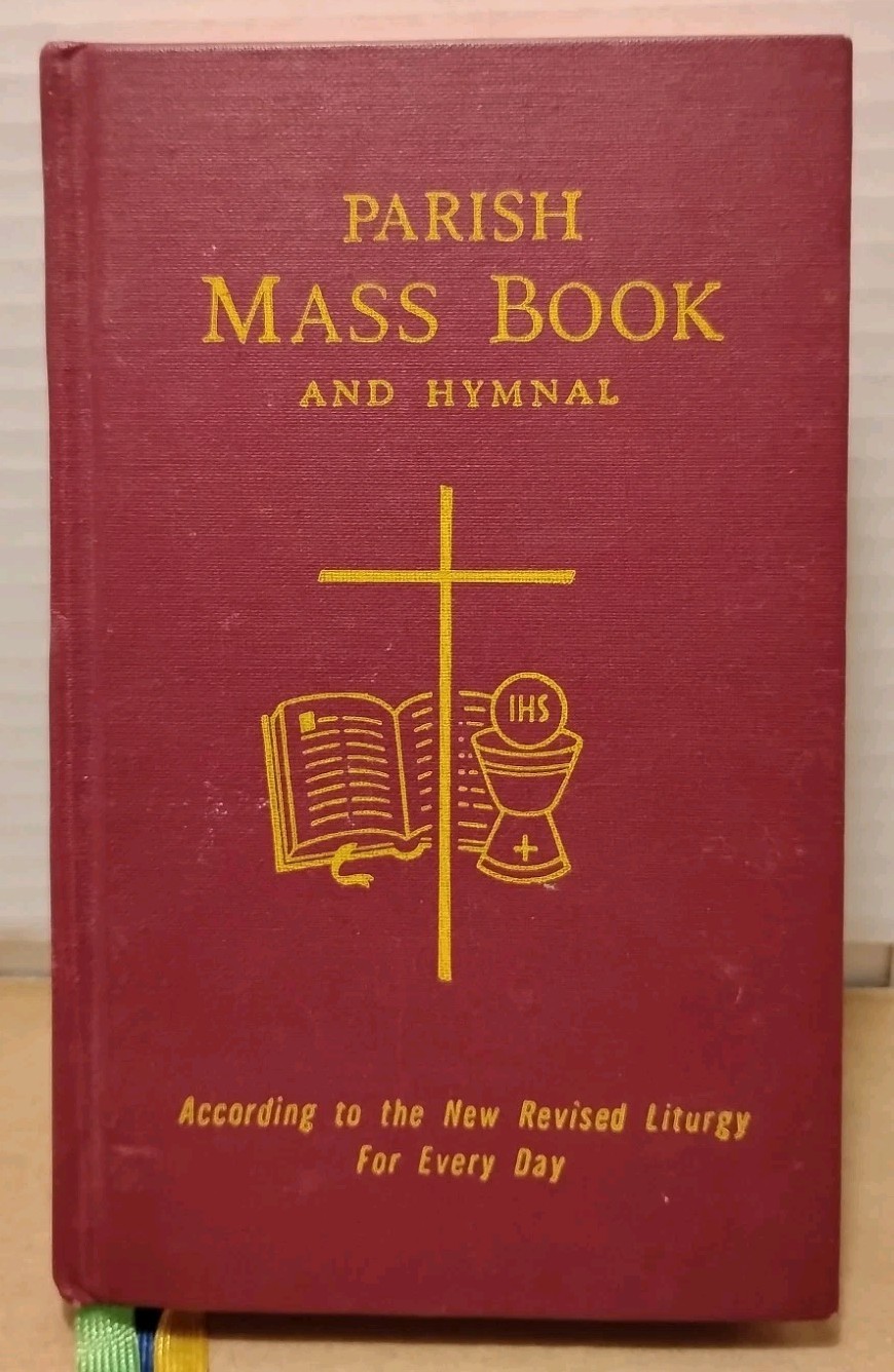 Parish Mass Book & Hymnal 1967 Holy Mass For Every Day of Year Compact Hardcover