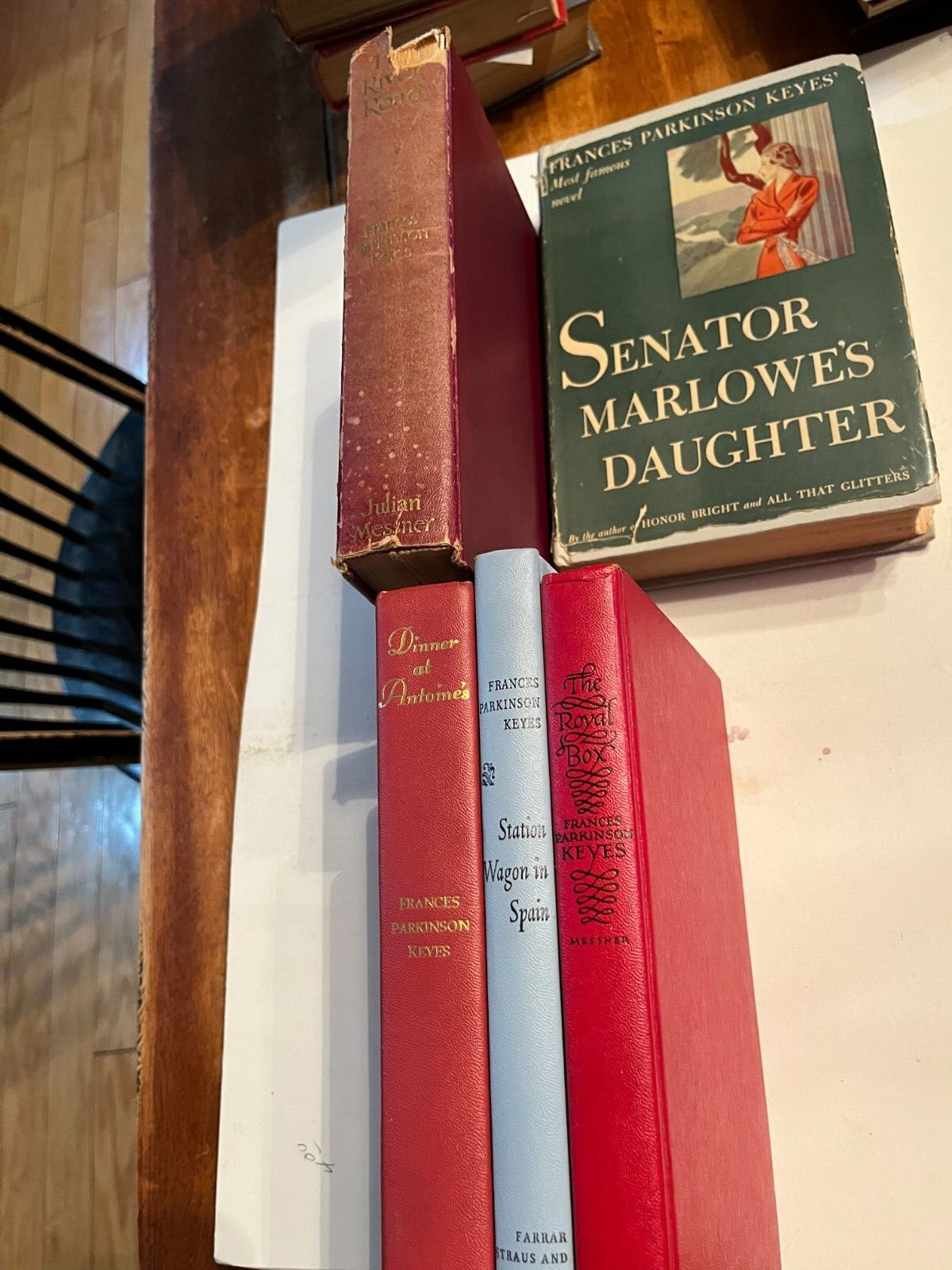 LOT OF 5 HC BY FRANCES PARKINSON KEYES – TITLES BELOW