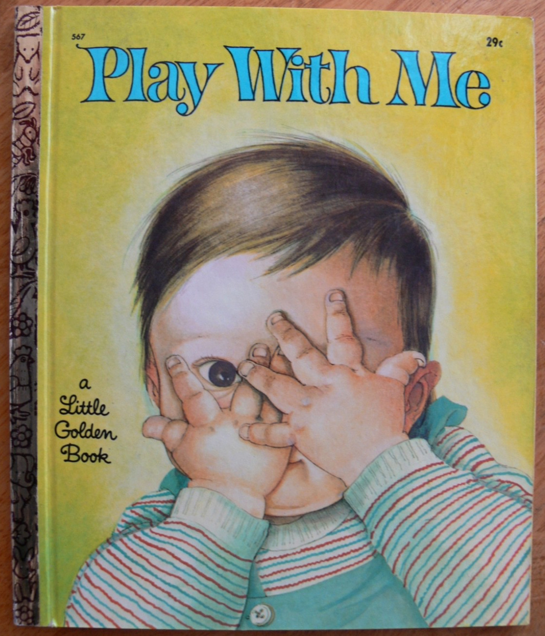 Vintage Little Golden Book ~ PLAY WITH ME ~ „A“ 1st ~ Eloise Wilkin ~ EXCELLENT