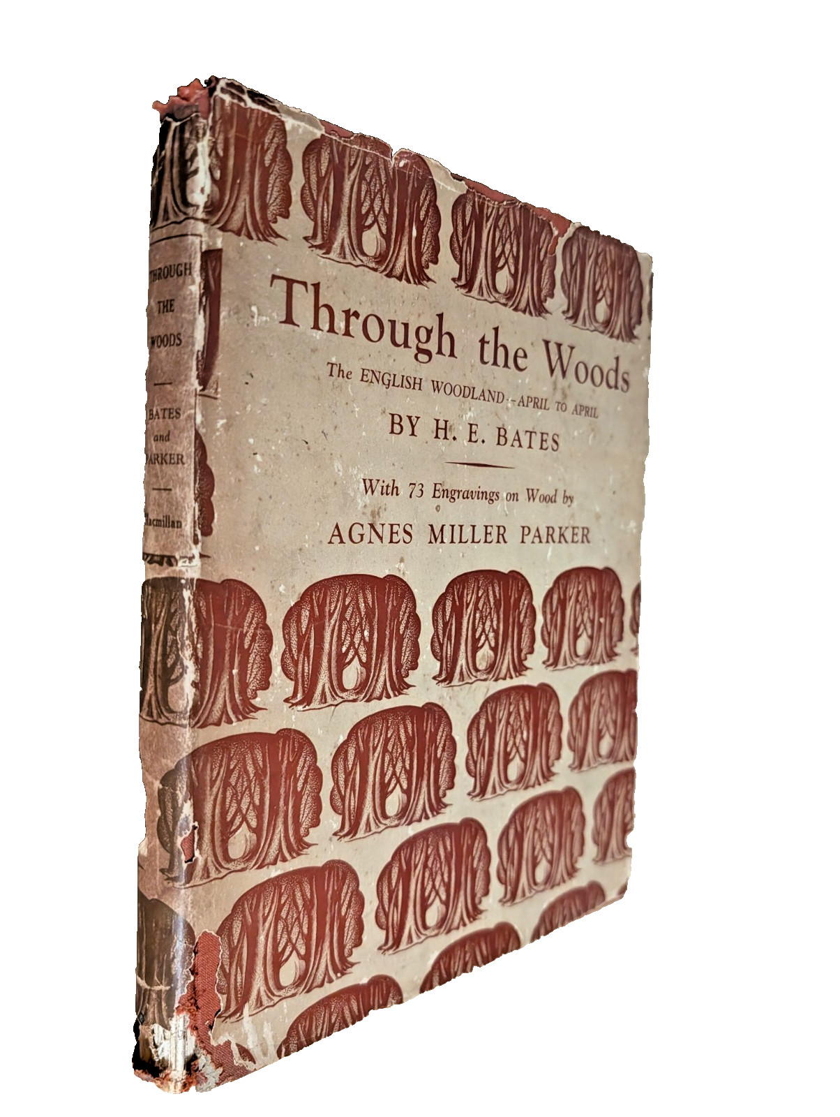 Through The Woods by H E Bates 1936 w/ 73 Wood Engravings First US Edition