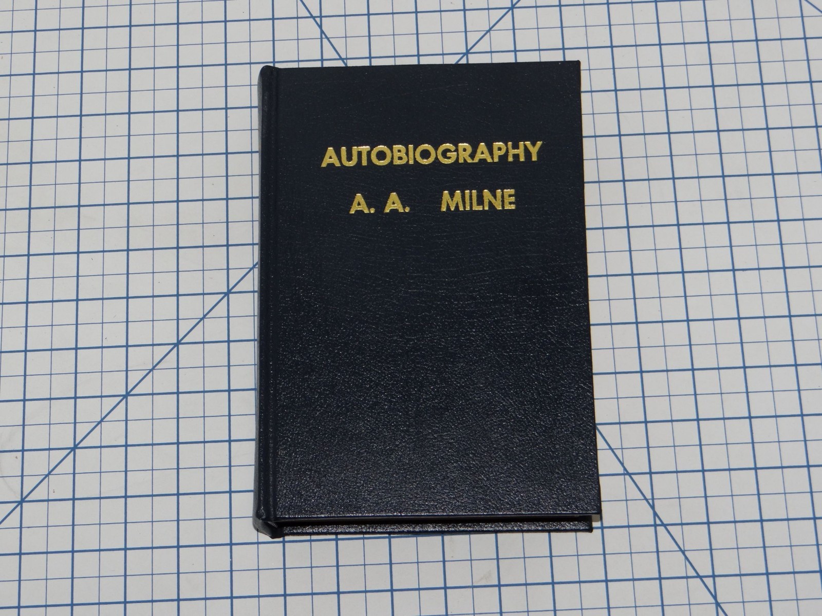 AUTOBIOGRAPHY by A. A. Milne Rebound Bonded Leather Book First Edition 1939