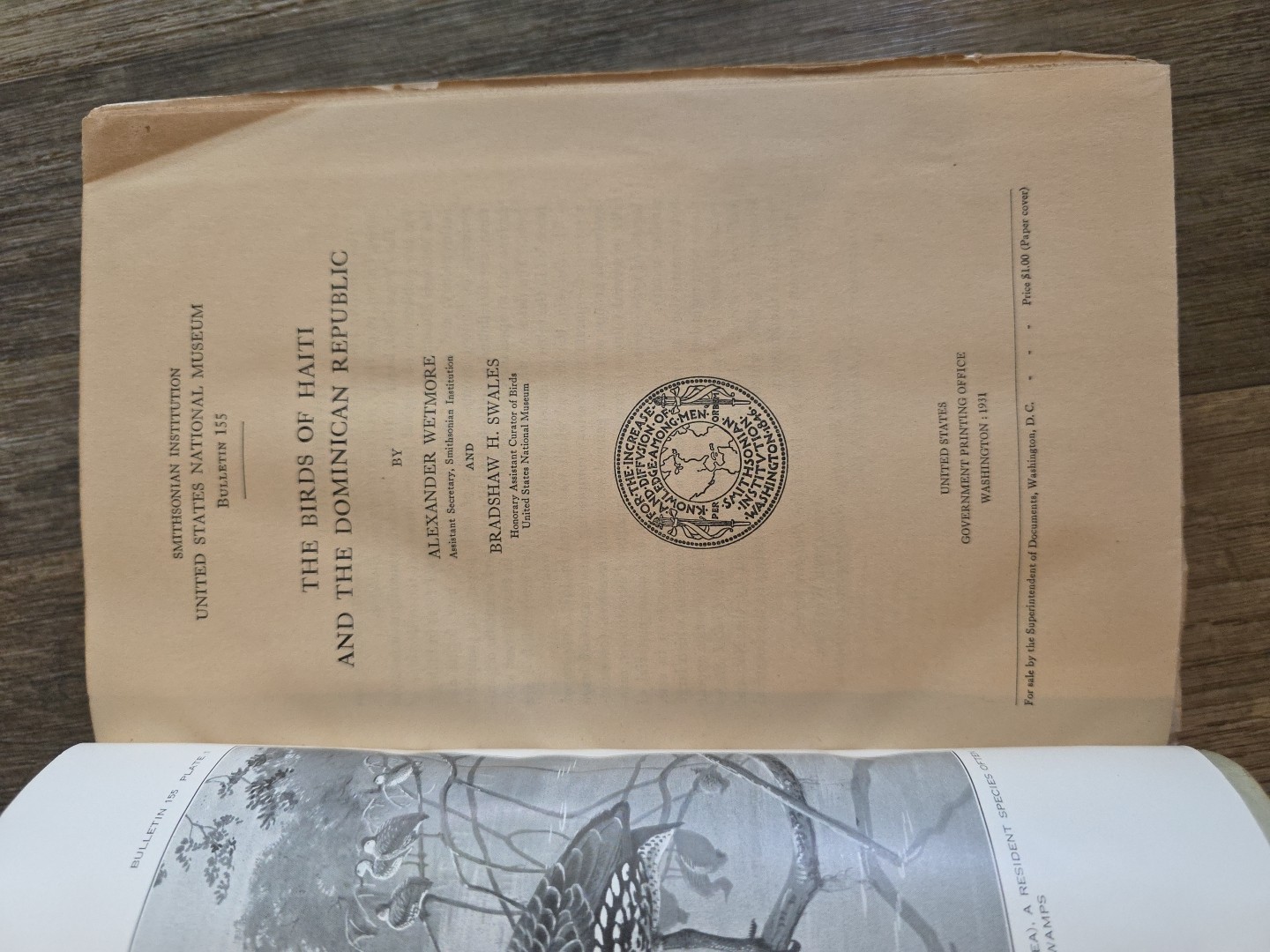 The Birds Of Haiti & The Dominican Republic. 1931 Smithsonian Institution. Vntg