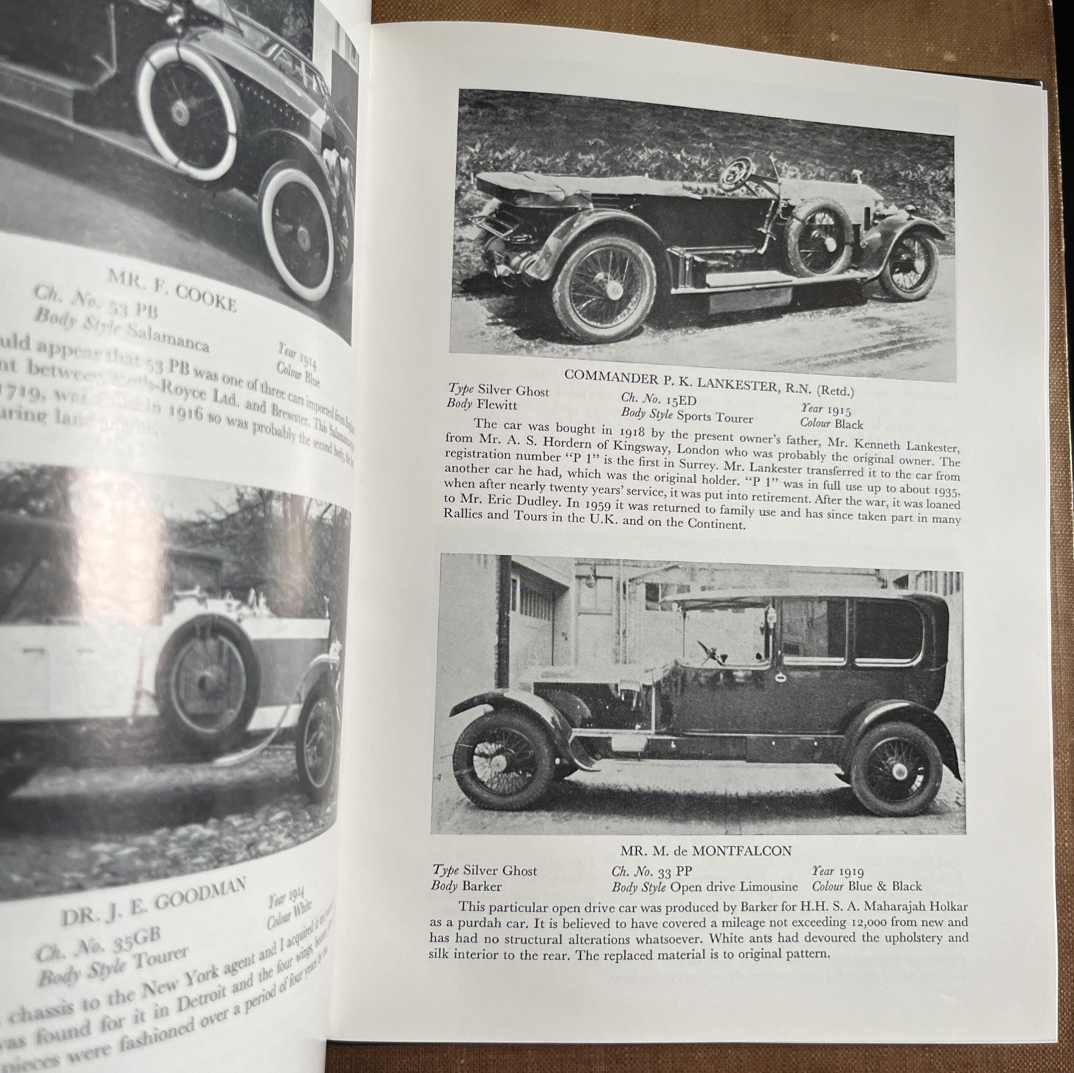 Rolls-Royce Alpine Compendium 1913 & 1973 By Christopher Leefe, HB 1st 1973