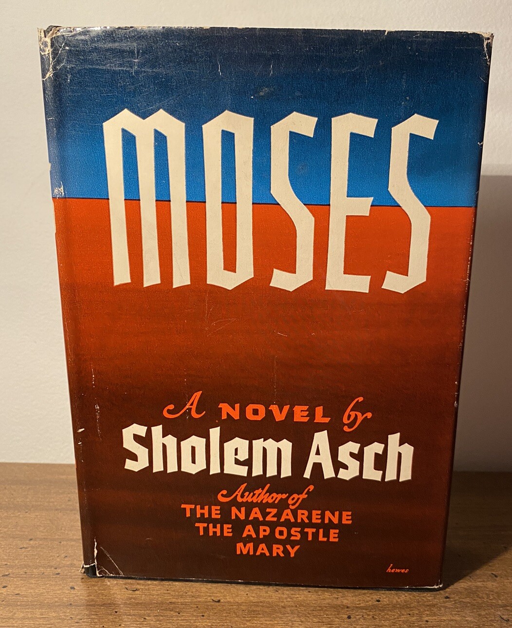 Moses/The Apostle by Sholem Asch 1951 Putnam Hardcover First Edition Dust Jacket