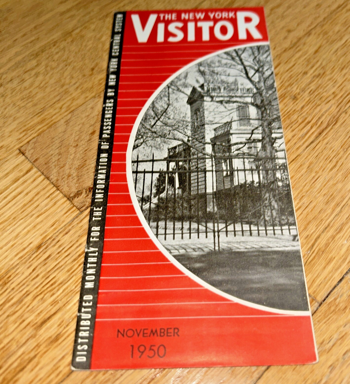 Nov 1950 THE NEW YORK VISITOR NY Guide NEW YORK CENTRAL SYSTEM – GRACIE MANSION