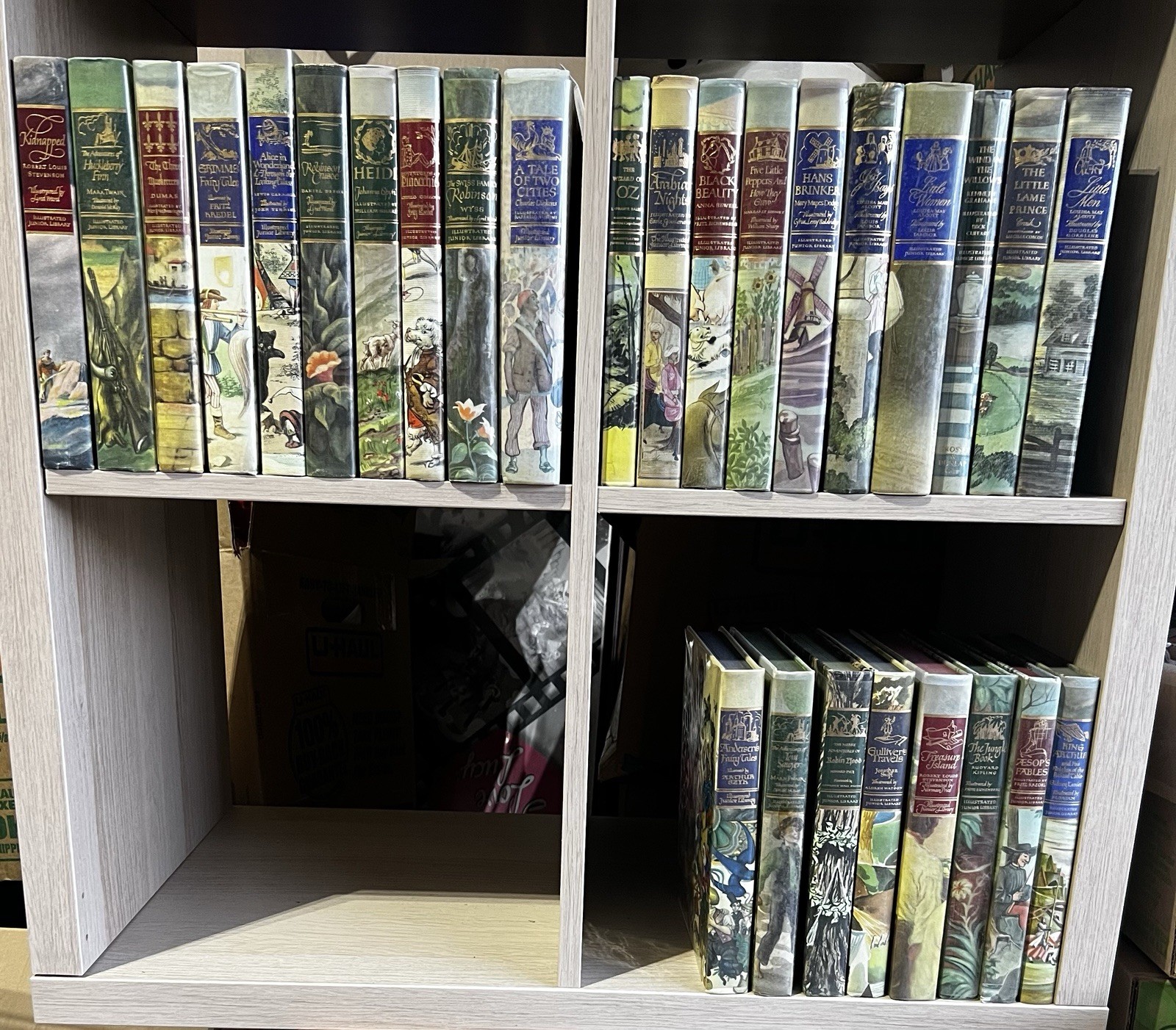 Complete 27 Vol Illustrated Junior Library Set Kingsport Press Grosset & Dunlap