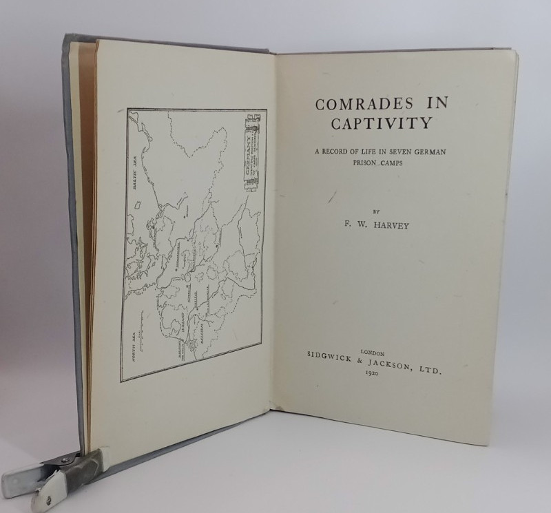 Comrades In Captivity Harvey First Great World War 1 WW1 POW