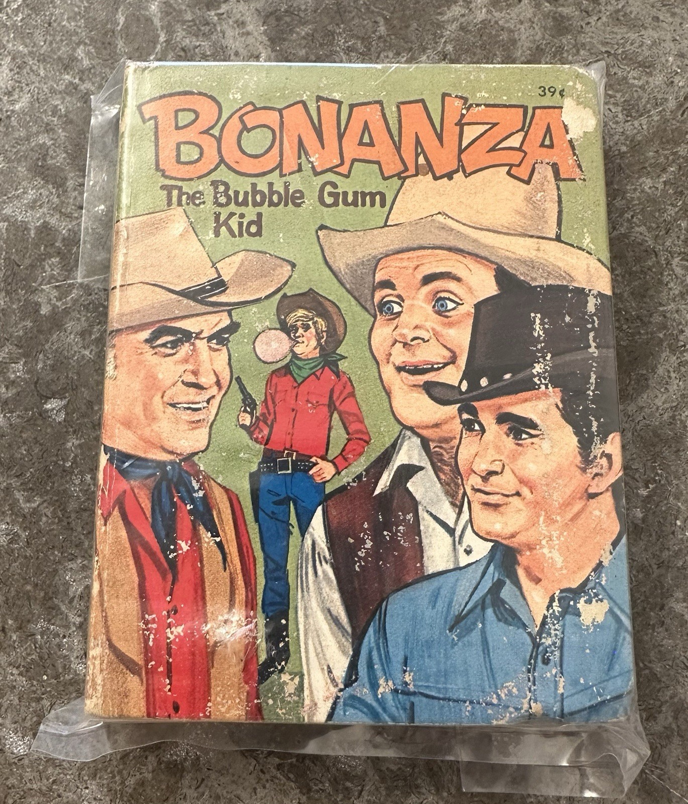 BONANZA THE BUBBLE GUM KID 1967 WHITMAN BIG LITTLE BOOK George S. Elrick
