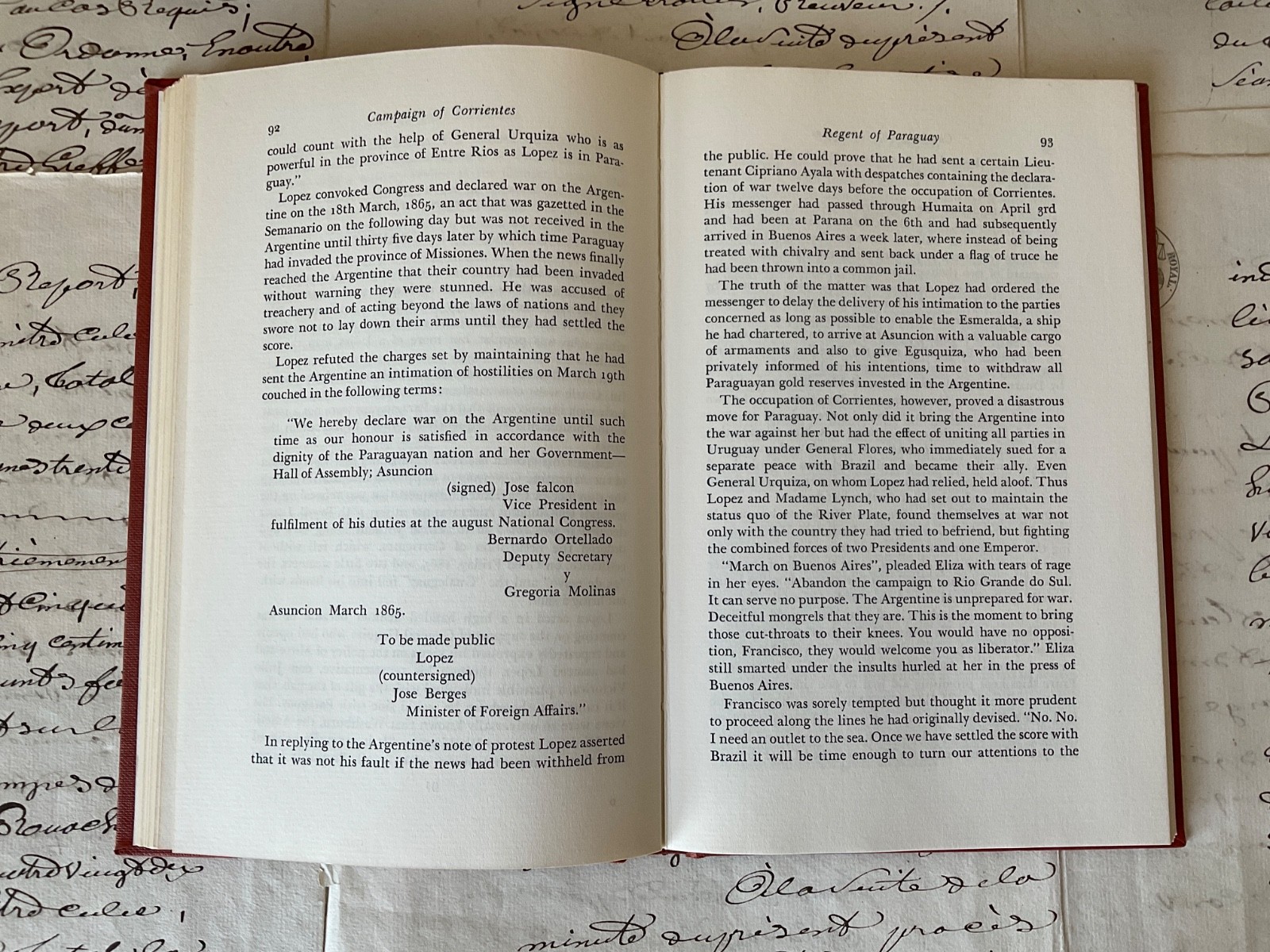 Eliza Lynch REGENT OF PARAGUAY Henry Lyon Young ANTHONY BLOND 1st edition. 1966