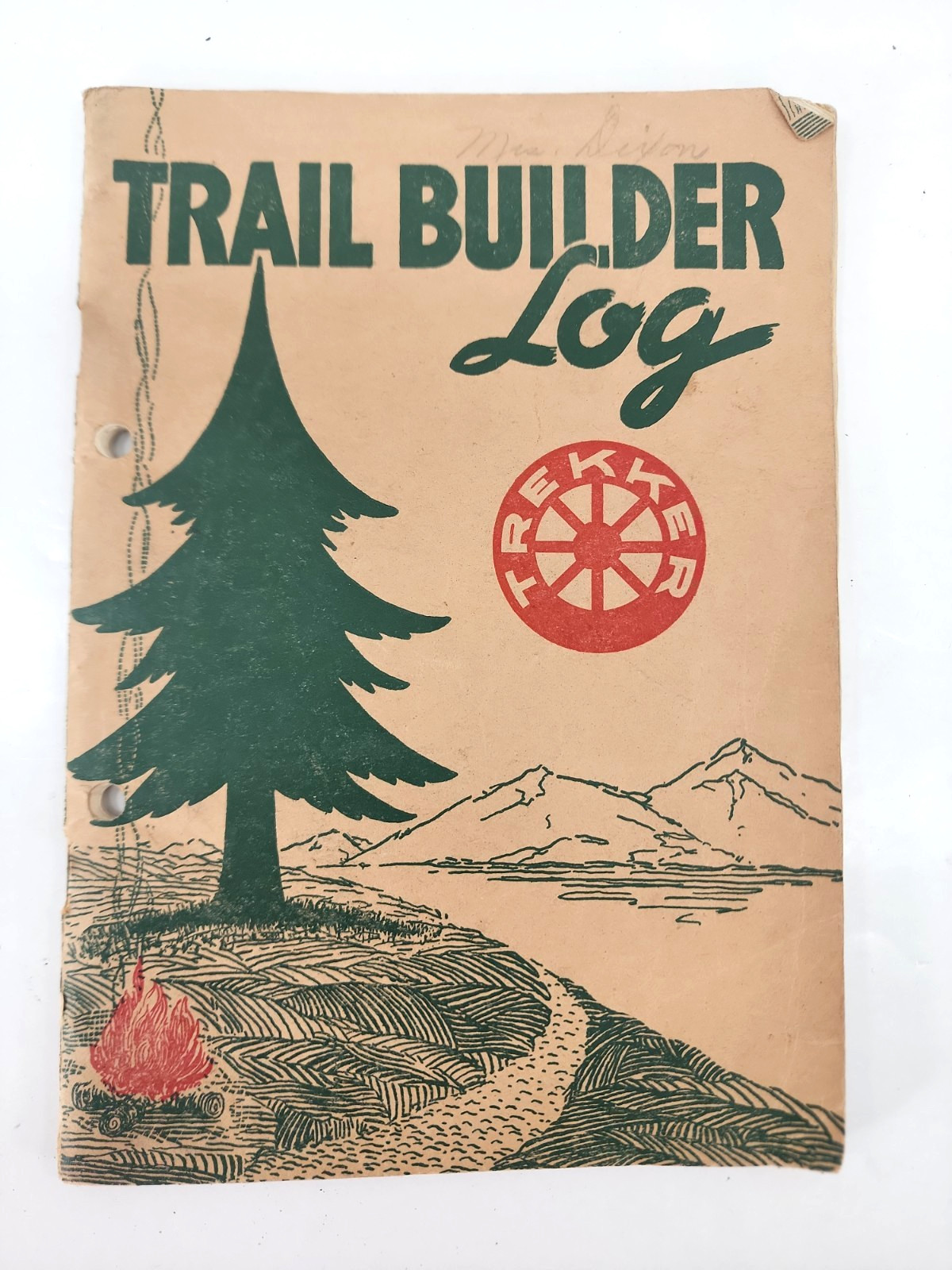 Vintage Trail Builder Log Trekker LDS Church Mormon 1940s 1950s