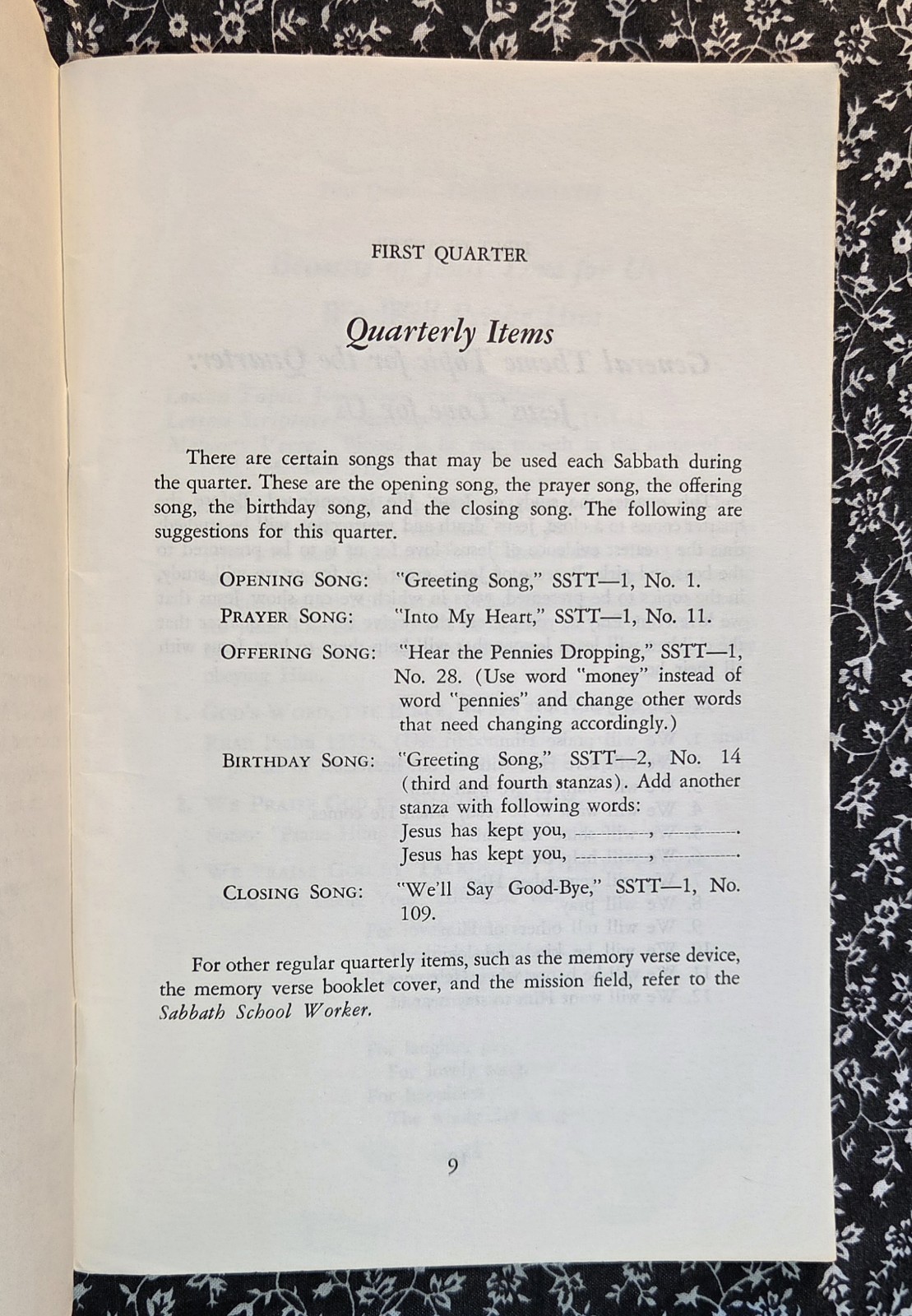 Program Helps For Kindergarden Leaders, Book Three, Review and Herald, SDA, 1961