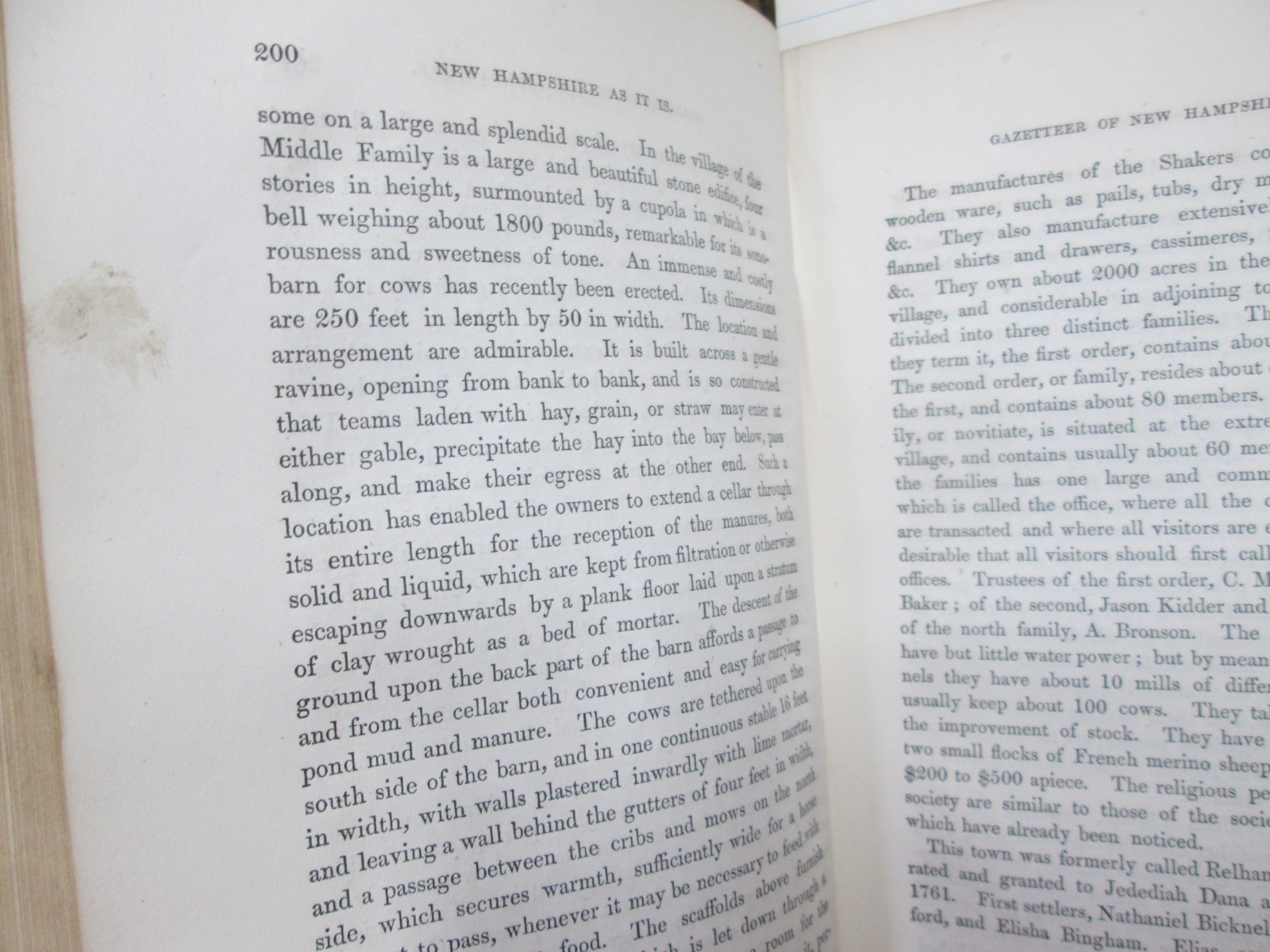 1855 New Hampshire As It Is In Three Parts First Edition By Edwin A Charlton